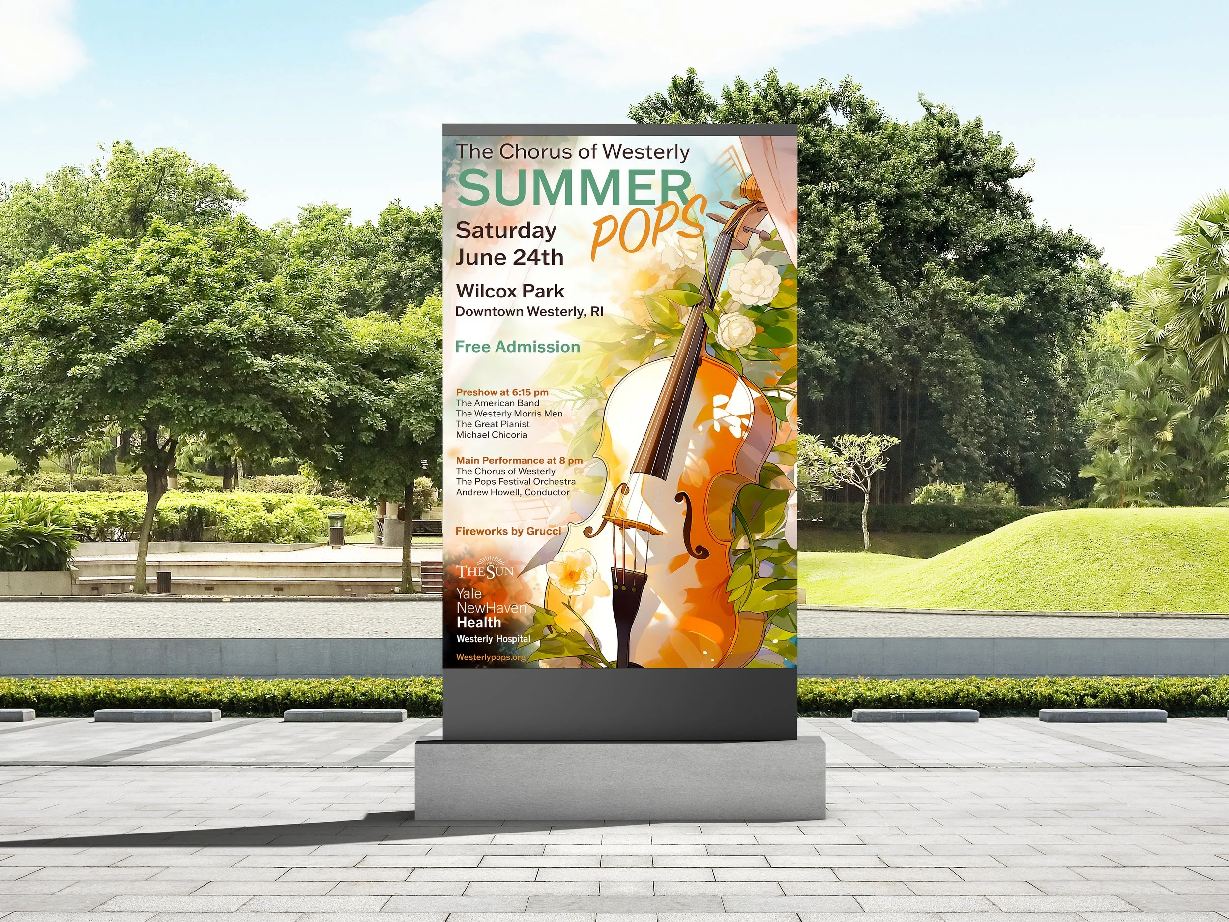 Summer Pops Poster Mockup