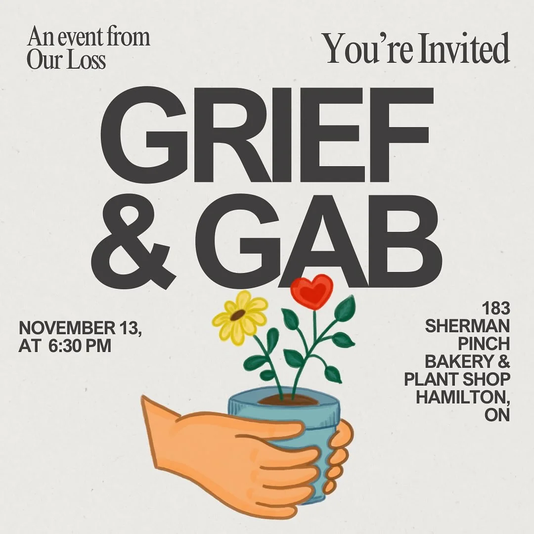 After hearing from so many of you, I&rsquo;m coming back from a long break to bring you ✨Grief &amp; Gab✨

Join us for a gentle and supportive evening at Pinch. Grief &amp; Gab is a chance for anyone who has experienced loss to come together, share s