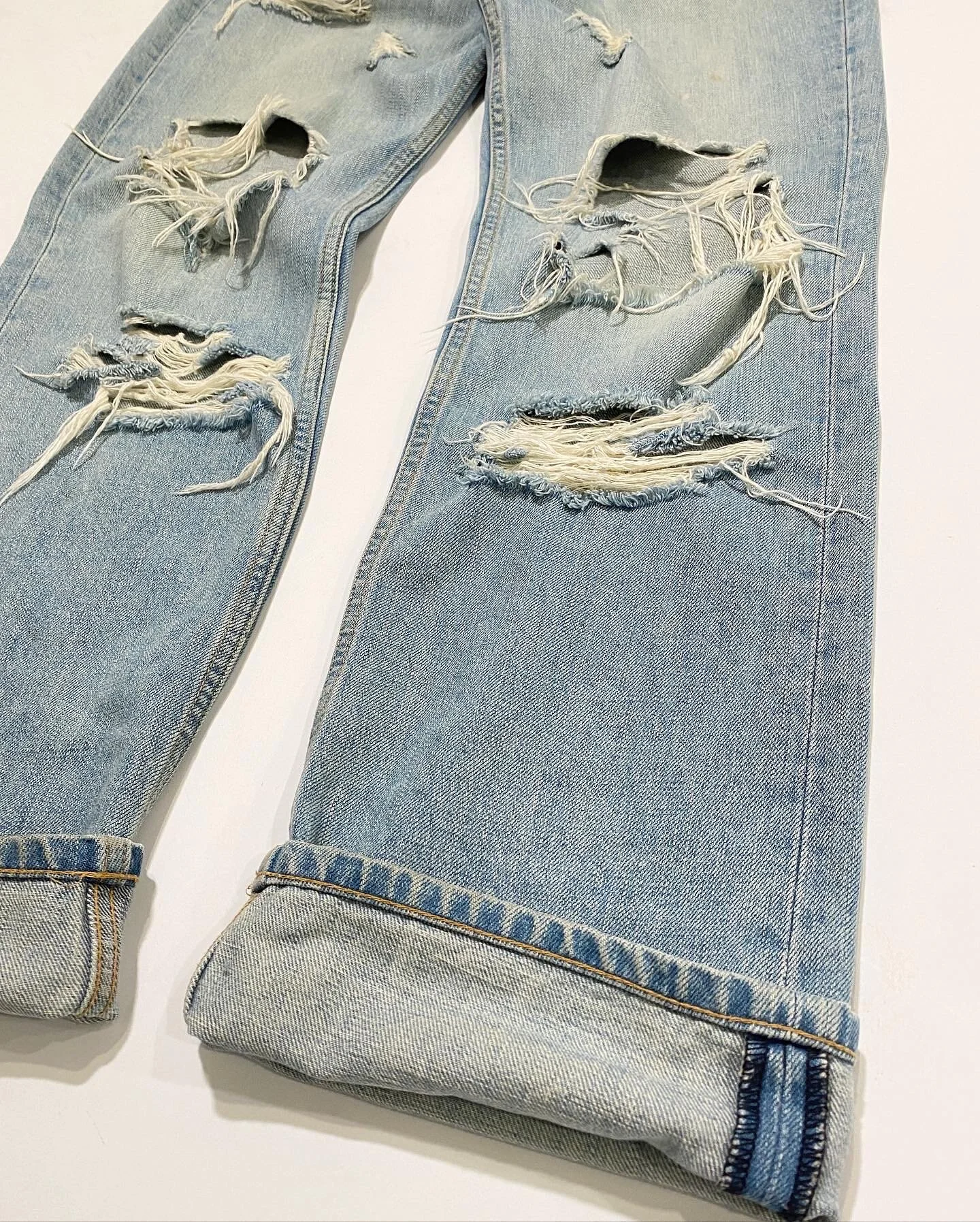 Junya Watanabe 04' Comme des garçons “crash” denim — Assorted Wears