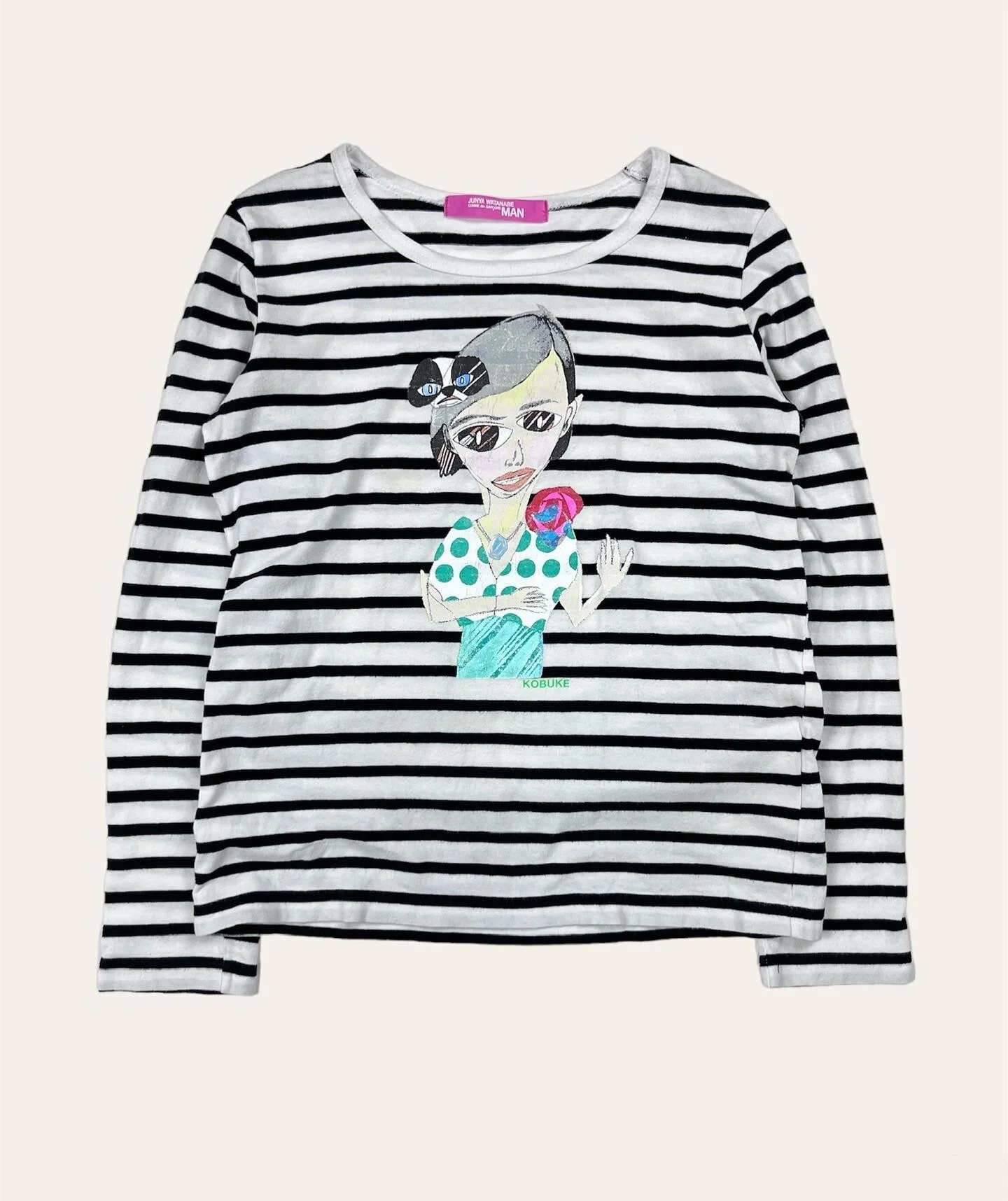 渡辺ページ Junya Watanabe “Kobuke” 02' striped long sleeve — Assorted Wears
