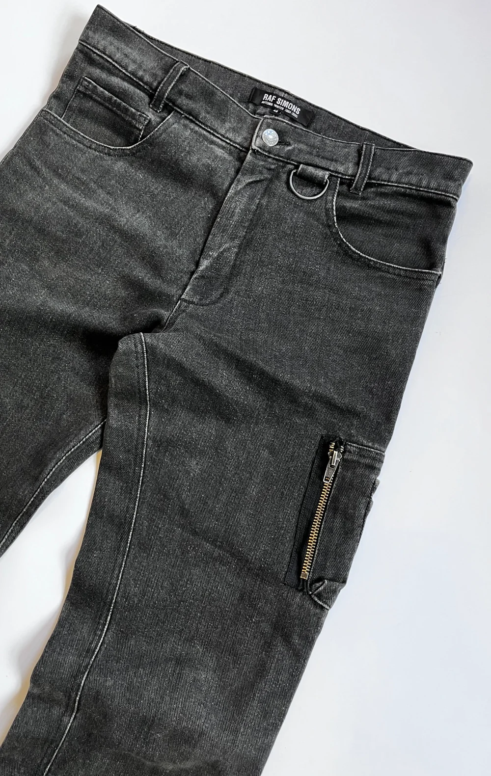 RAF Simons AW04' “Waves” MA-1 denim — Assorted Wears