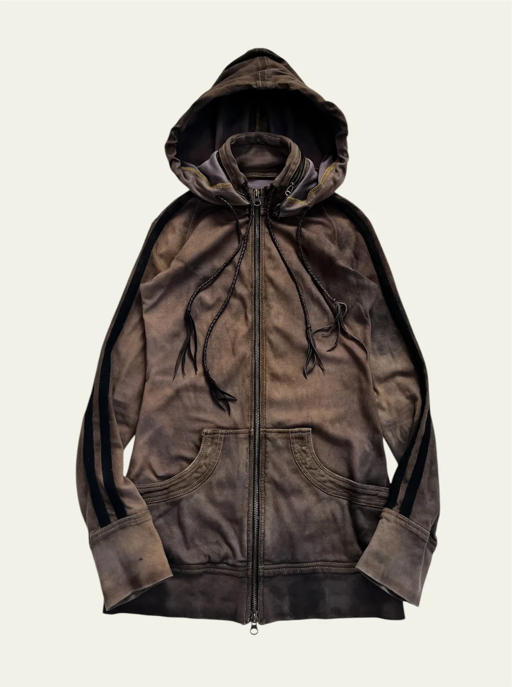 14th Addiction vintage pilot bono Hooded jacket — Assorted Wears