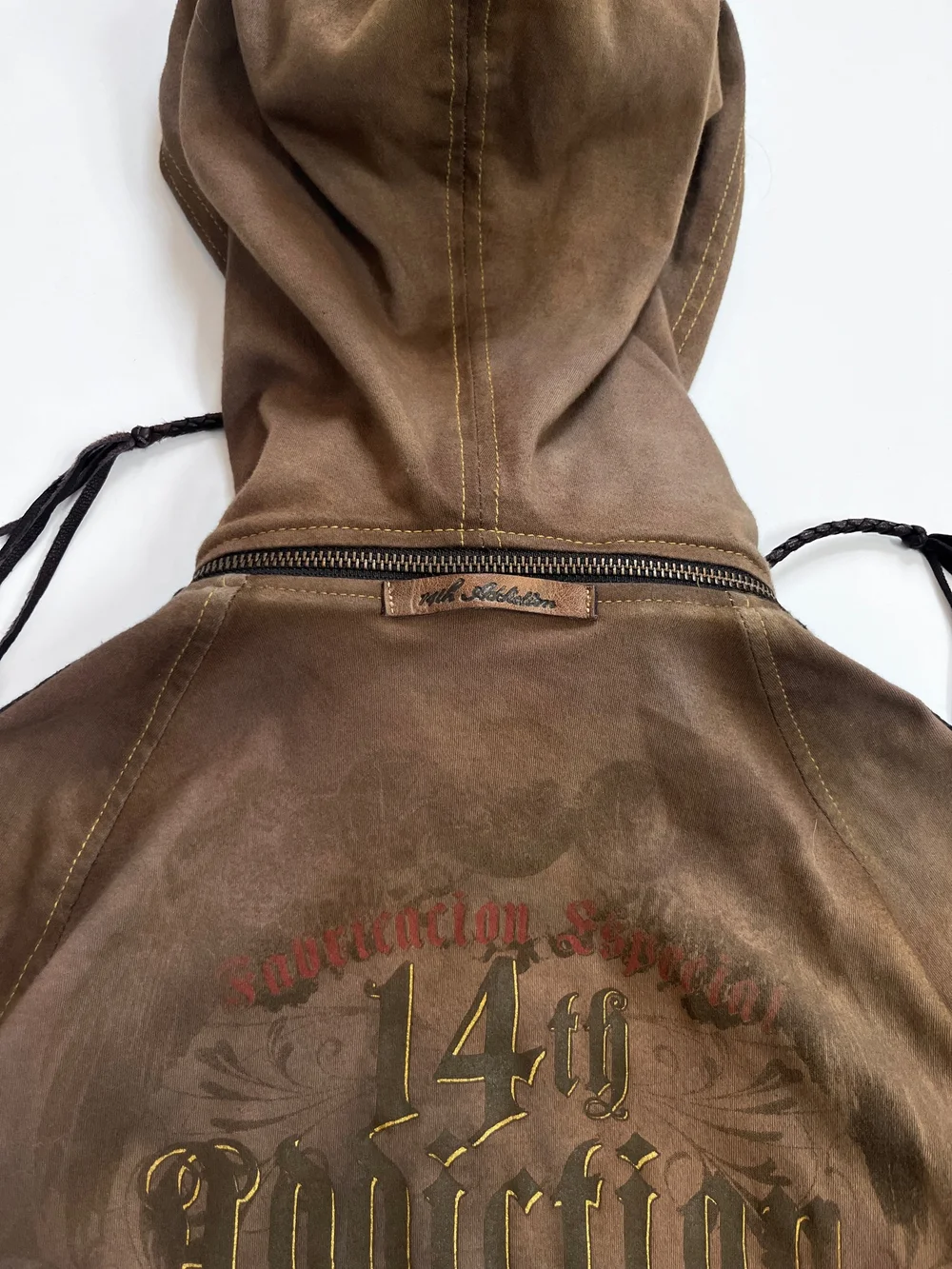 14th Addiction vintage pilot bono Hooded jacket — Assorted Wears