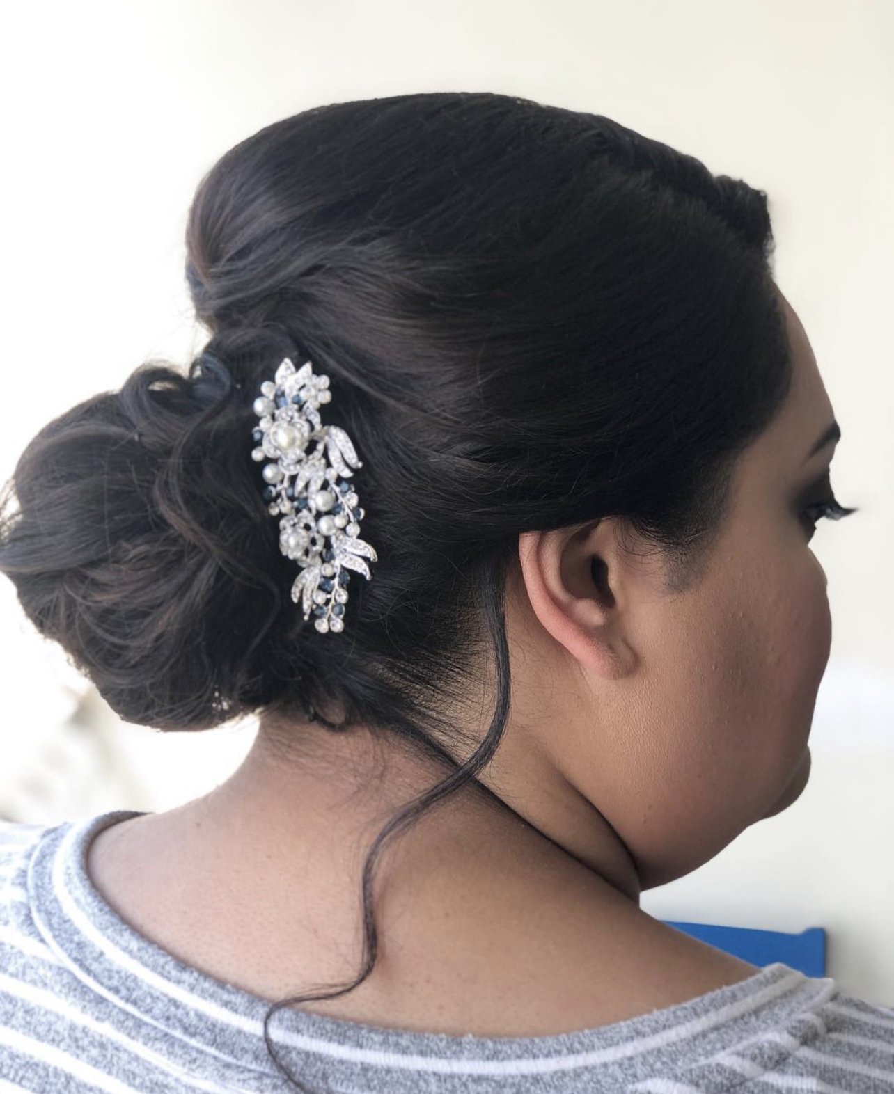 Sleek updo