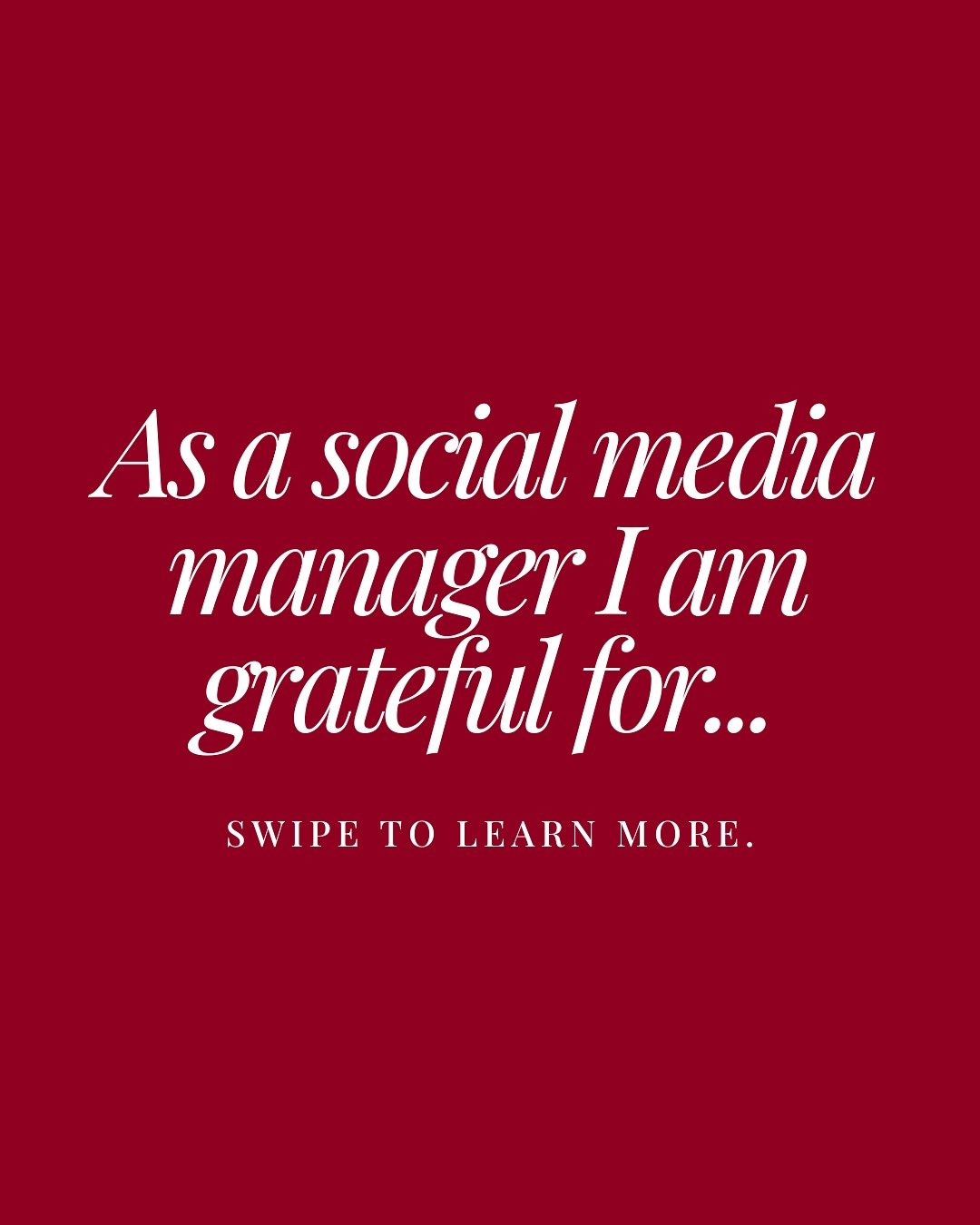 As a social media manager I am grateful for&hellip;🦃

Canva Pro (my bff) 🫶
I literally could not do anything without Canva. it is my lifesaver and go to tool for everything social media related. except for when it&rsquo;s servers are down...

My Am