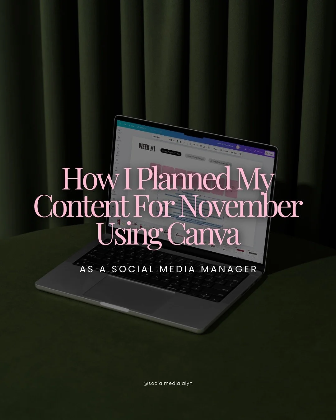 How I Plan My Own Monthly Content Calendar as a Social Media Manager 👩🏻&zwj;💻📁

This is the exact system I use to plan, manage, and schedule my own content every month, and it&rsquo;s the same template I use for all my clients. It keeps me consis