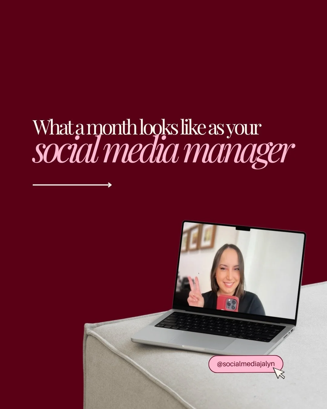 Ever wondered what a full month of working with me as your social media manager actually looks like? 👩🏻&zwj;💻✨

It&rsquo;s a mix of strategy, planning, creating, editing, and making sure every single piece of content has a purpose. From our monthl