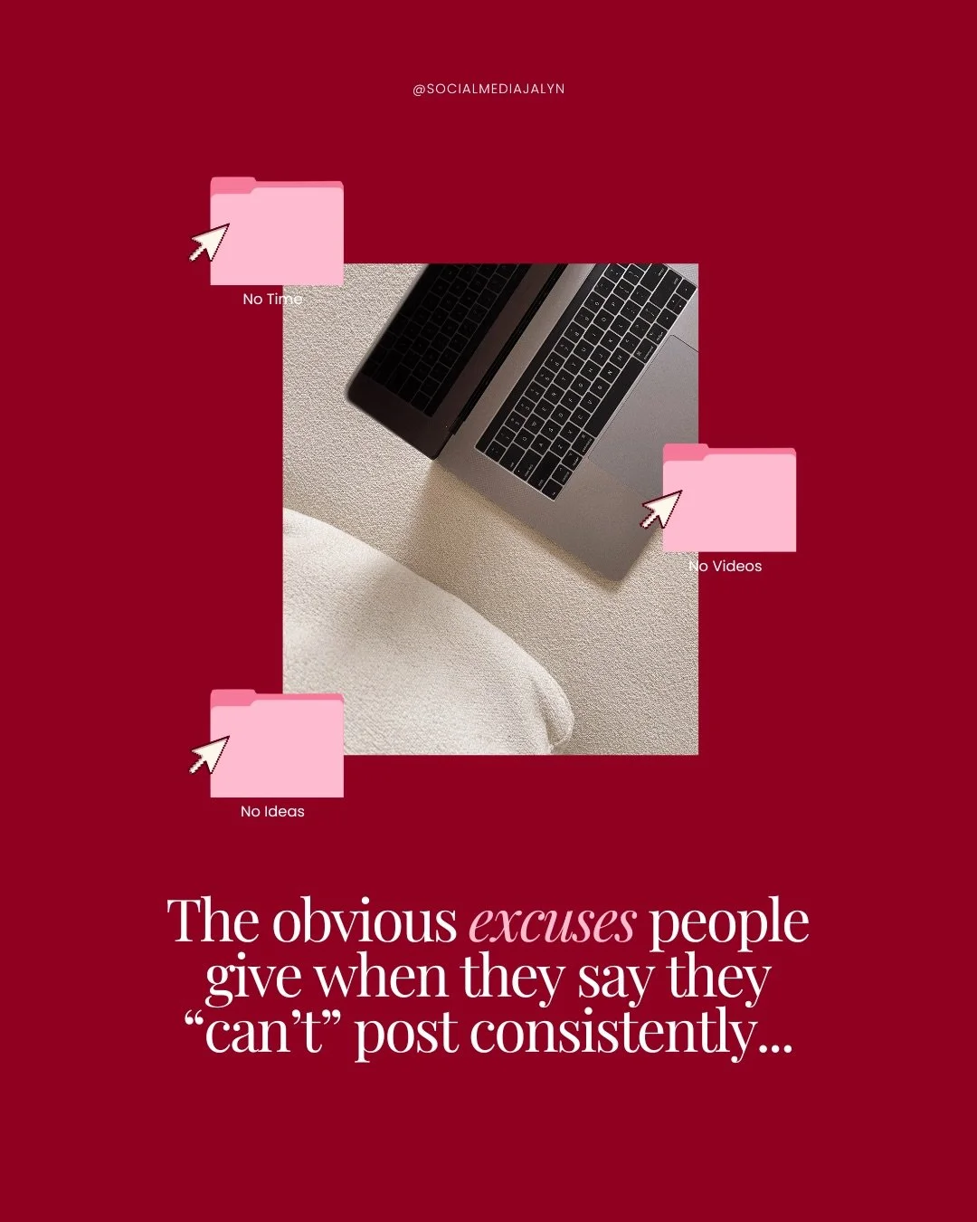 Most people don&rsquo;t quit posting because they&rsquo;re bad at content.

They quit because they&rsquo;re inconsistent&hellip; and then they dress it up as something else.

&ldquo;I don&rsquo;t have time.&rdquo; &ldquo;I don&rsquo;t know what to po
