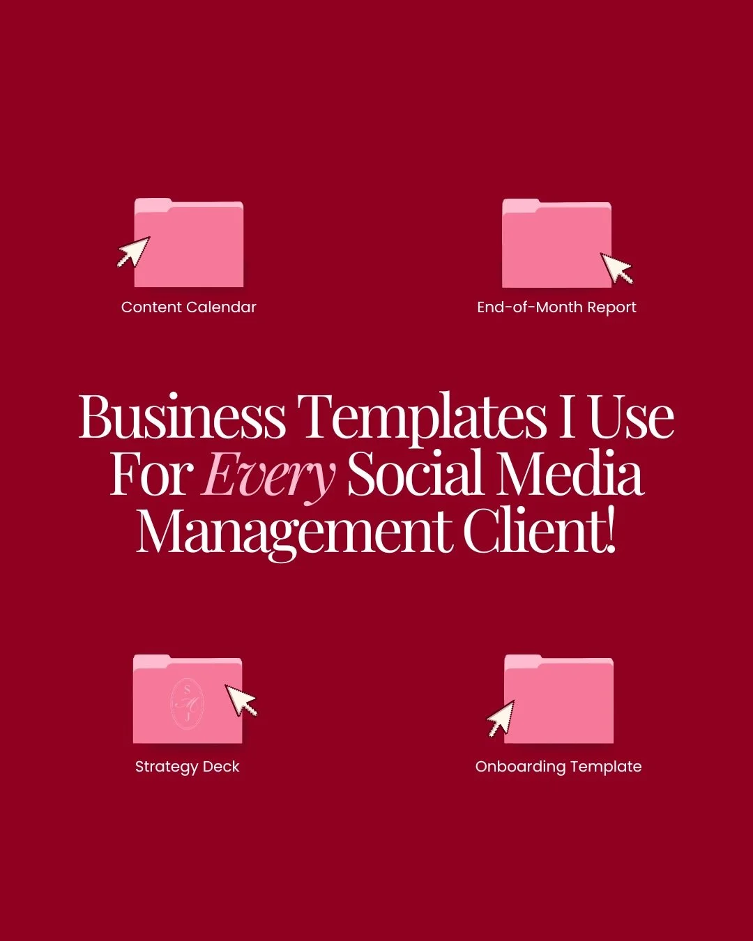 These are the kinds of things I wish I had when I first started as a social media manager.

I didn&rsquo;t have templates, systems, or anything structured. I was rewriting everything, explaining my services over and over, and trying to keep everythin