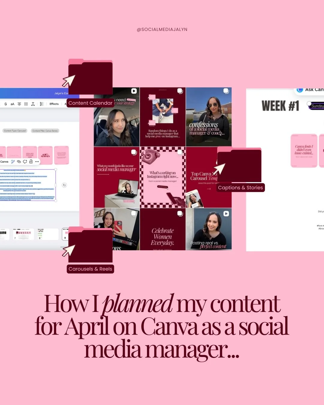 How I plan my monthly content calendar as a social media manager 👩🏻&zwj;💻

This is the exact system I use to plan, manage, and schedule my content every month, and it&rsquo;s the same template I use for all my clients. It keeps me consistent, crea