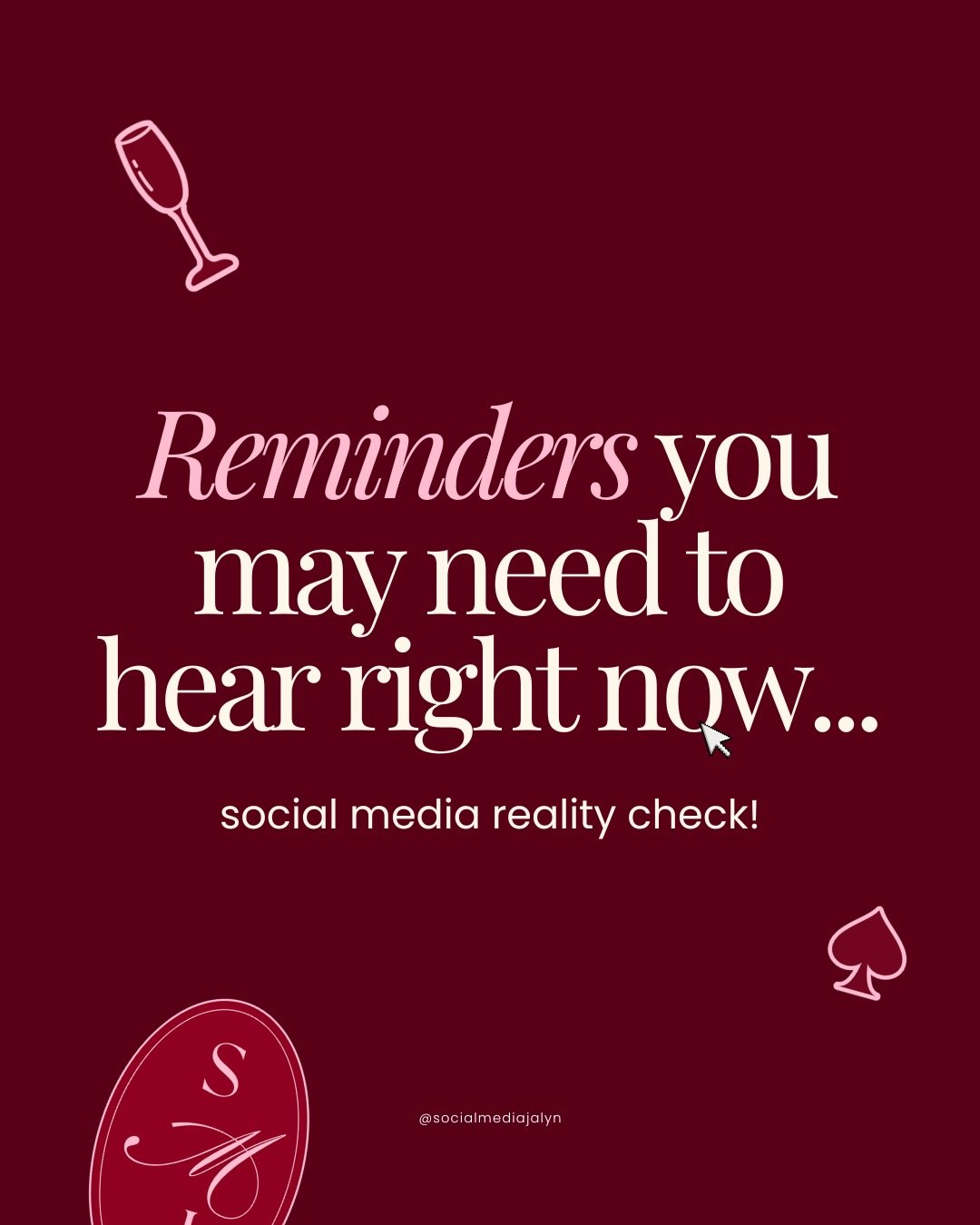 Reality check!!!!

Not everything is what it seems on social media.
Not everyone is blowing up overnight&hellip; most people aren&rsquo;t.
Not everyone is making thousands from one post or one launch either.

What you are seeing is the best parts. Th