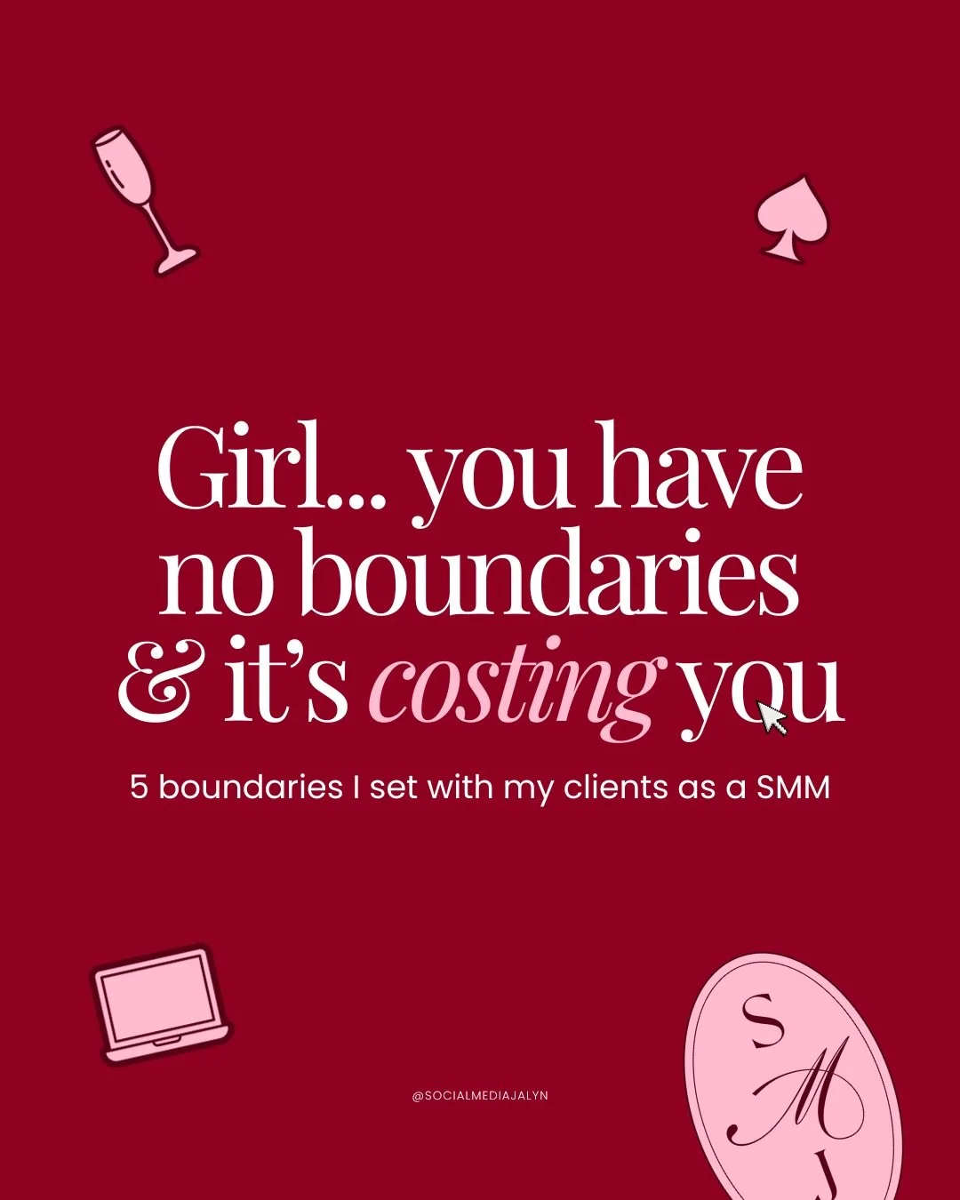 I&rsquo;ve been managing clients for years now&hellip; and I&rsquo;ll be honest, boundaries were not always there 😅

I used to answer messages whenever they came in, take calls whenever clients were free, post at random times, and just adjust everyt