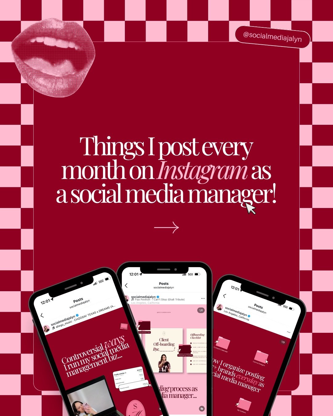 Things I post every month on Instagram as a social media manager&hellip;

1️⃣ At least 1 voiceover reel Voiceovers are great because they let me explain something with more context while still using simple b-roll clips.

2️⃣ 2&ndash;3 talking videos 