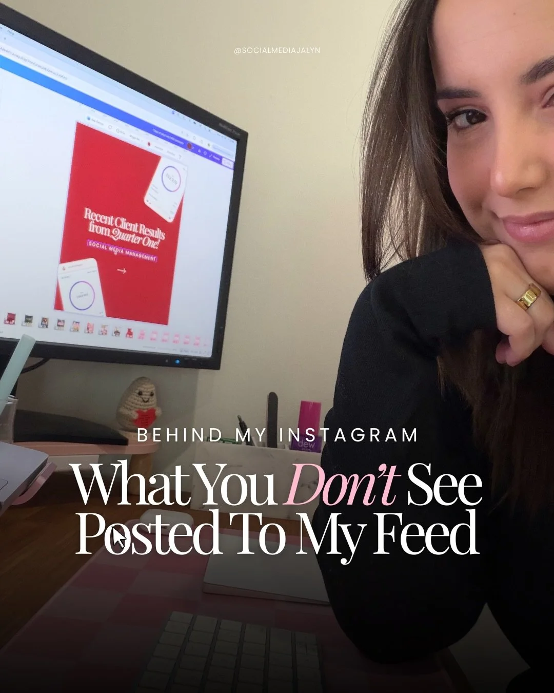 We all know Instagram is a highlight reel&hellip; 

but even as someone who literally works in social media for a living, I still catch myself thinking everyone else has it more together than me.

And then I remember&hellip; no one is posting the ful