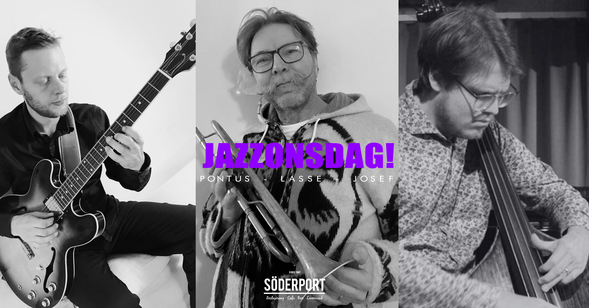 Jazzonsdag - Pontus - Lasse - Josef // Frivillig Swishentré