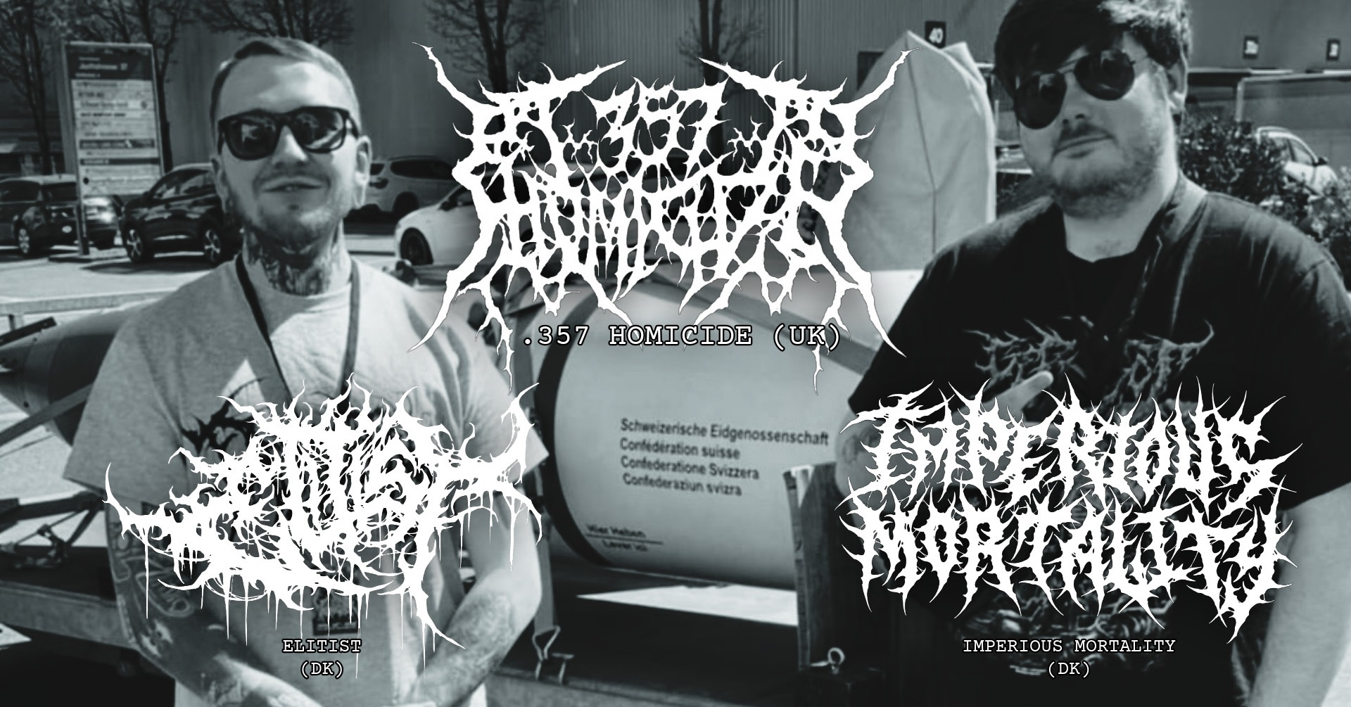 Söderport feat. Öljud // 357 Homicide (UK) Imperious Mortality (DK) Elitist (DK)