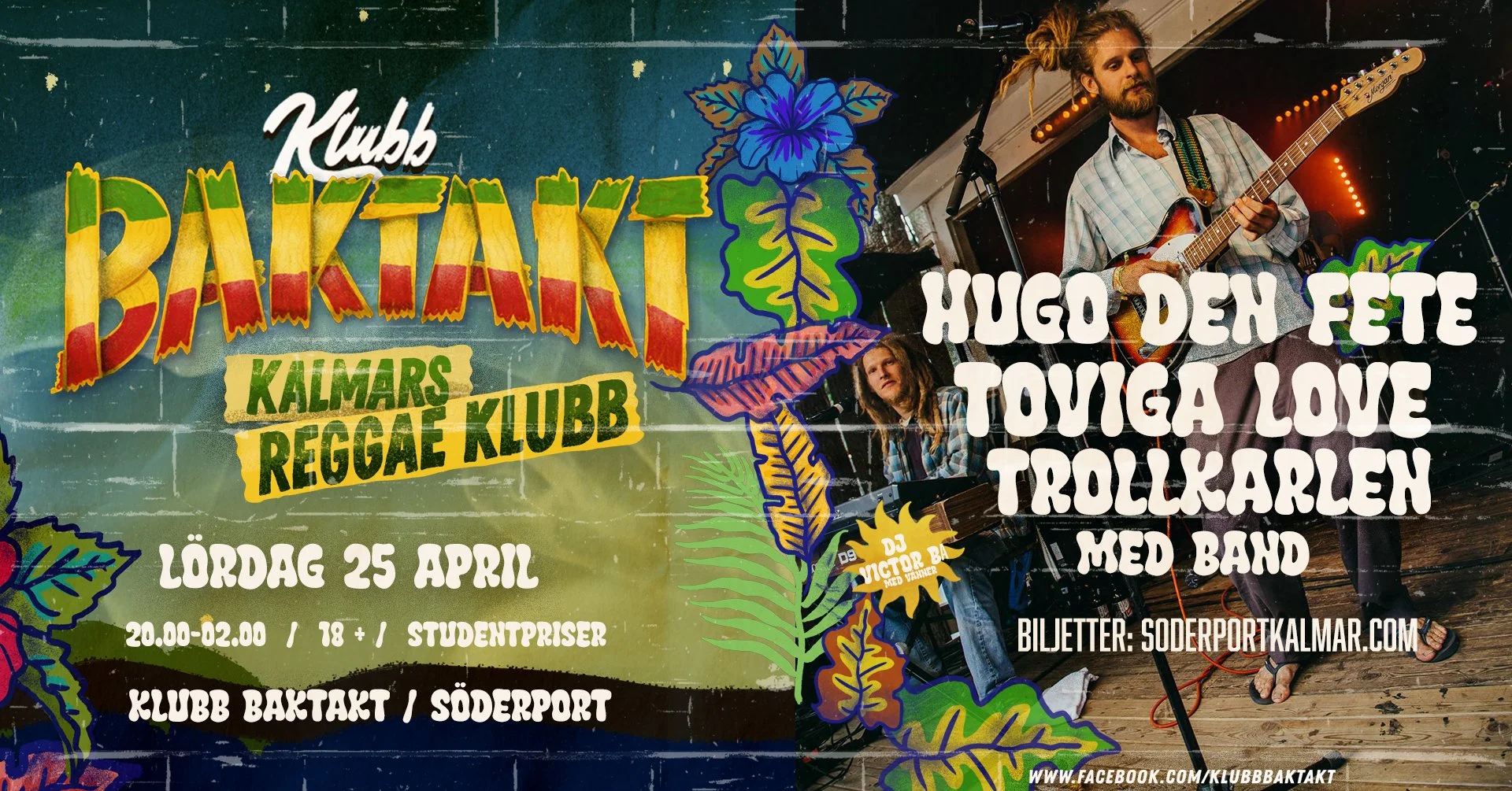 Hugo den fete, Toviga Love &amp; Trollkarlen // Klubb Baktakt // 20:00