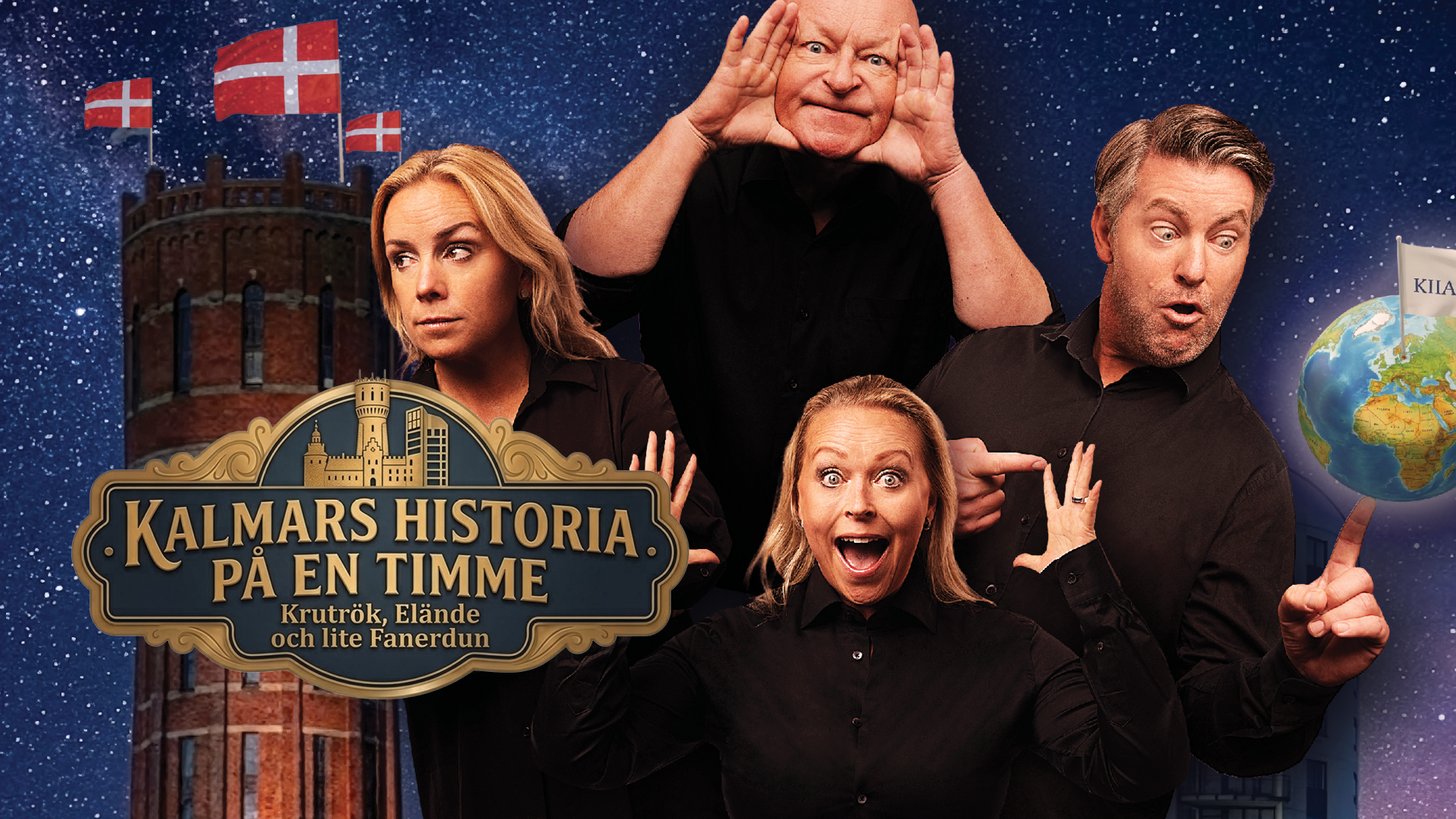 Kalmars historia. På en timme. // Dörrar 17.00 // Show 20:30