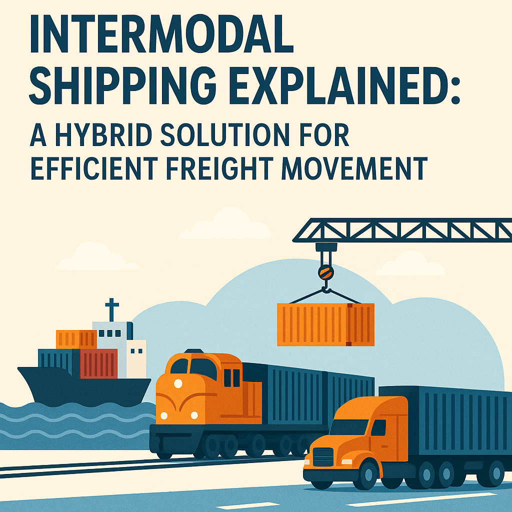 Intermodal Shipping Explained: A Hybrid Solution for Efficient Freight Movement