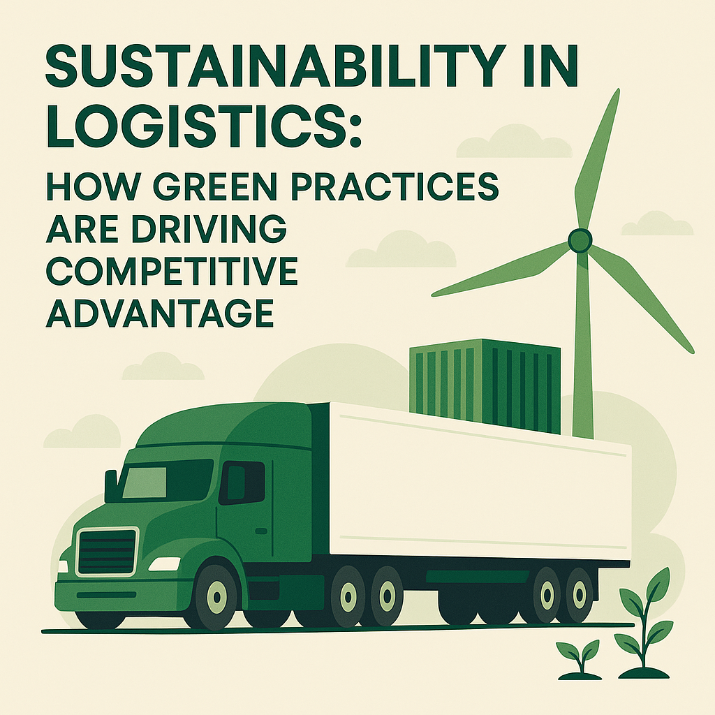 Sustainability in Logistics: How Green Practices Are Driving Competitive Advantage