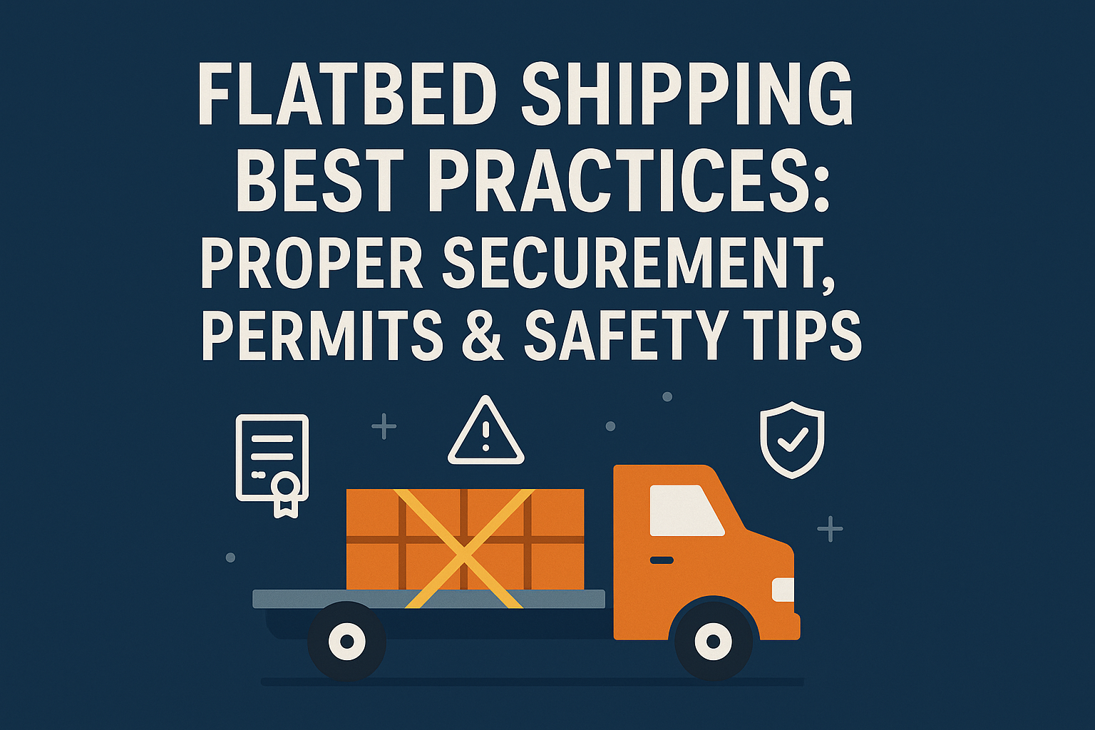 Flatbed Shipping Best Practices: Proper Securement, Permits &amp; Safety Tips
