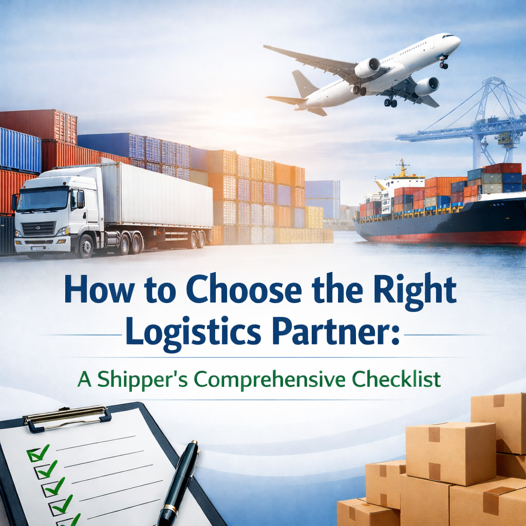 How to Choose the Right Logistics Partner: A Shipper’s Comprehensive Checklist