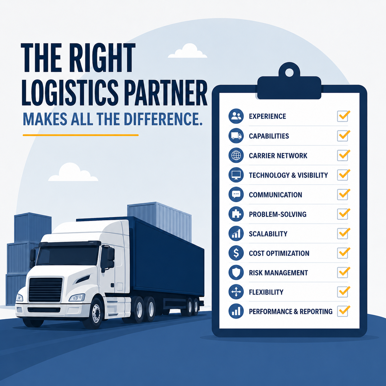 How to Choose the Right Logistics Partner: A Shipper's Comprehensive Checklist