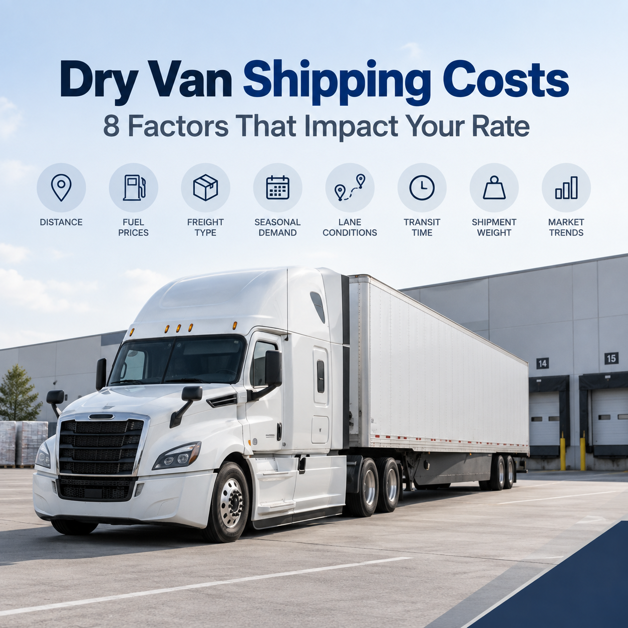 Dry Van Shipping Costs: 8 Factors That Determine What You Actually Pay