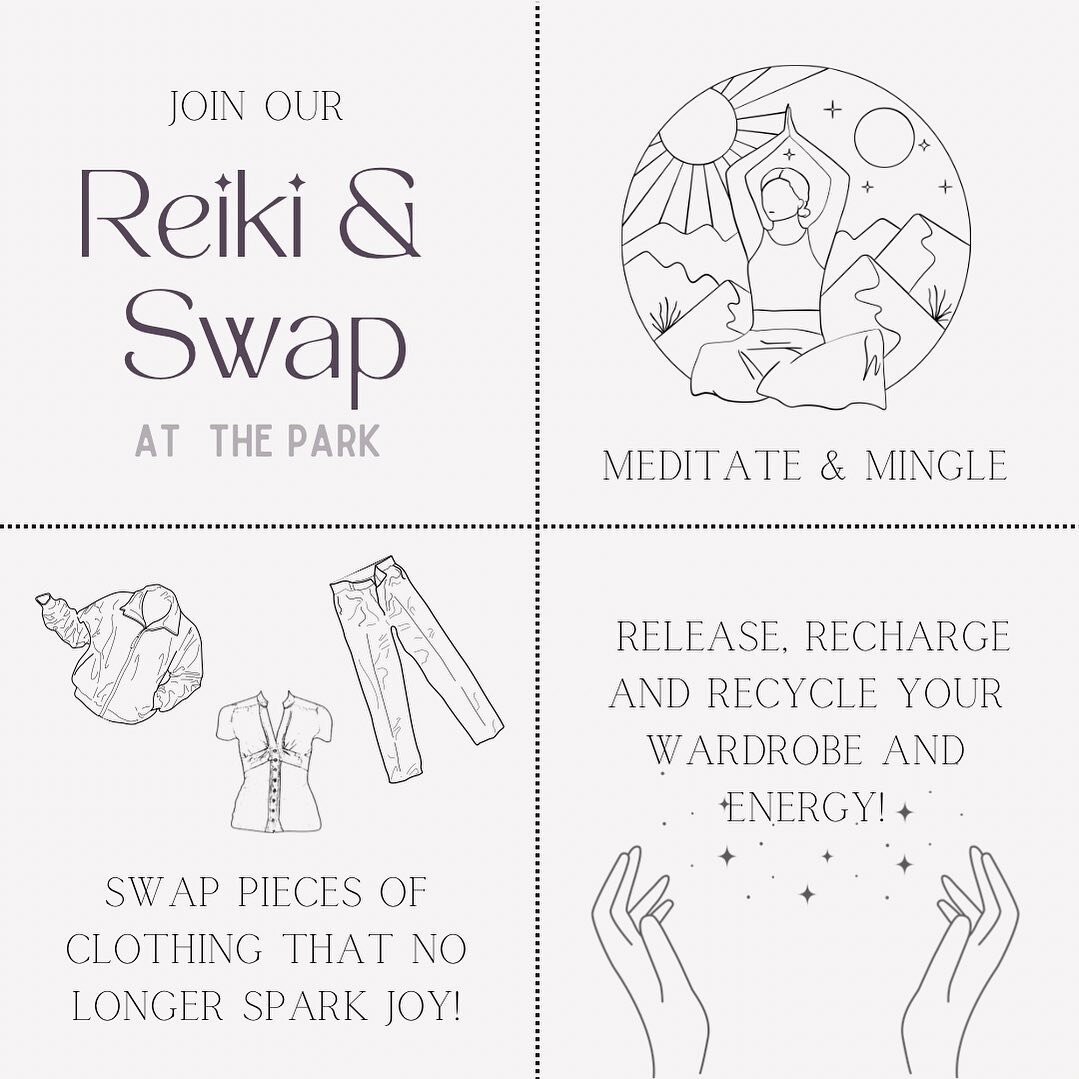Don&rsquo;t forget about next week&rsquo;s in person event!!! REIKI &amp; SWAP at the park!

See you at Woodbridge Park in Studio City next Saturday 04/29/23 at 10 am. Bring a yoga mat and your clothing items for the swap!

RSVP is required Link in b