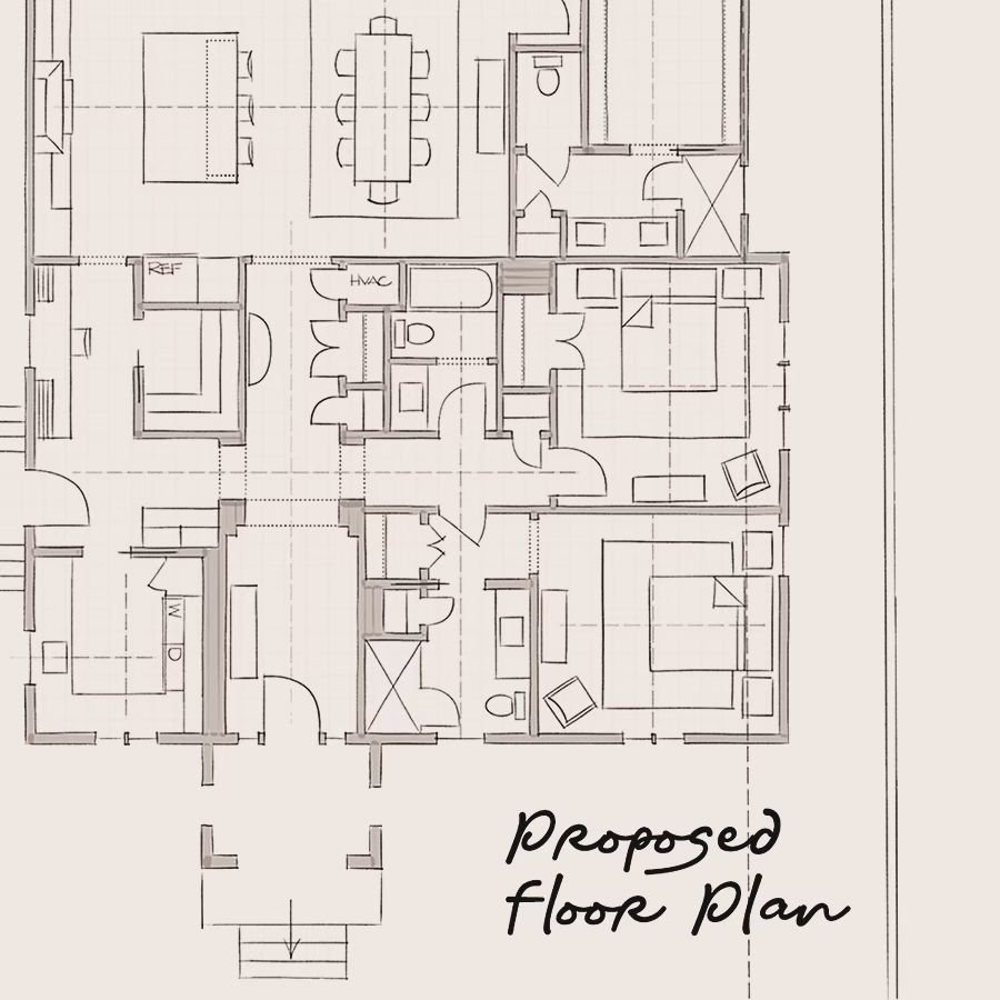 Well-appointed and properly proportioned conceptual design for an Old Village renovation that is sophisticated and timeless. 📐 📝 🏡 

#spatialdesign #floorplan #architecture #interiorarchitecture #interiordesign #reno #renovation #renovationproject
