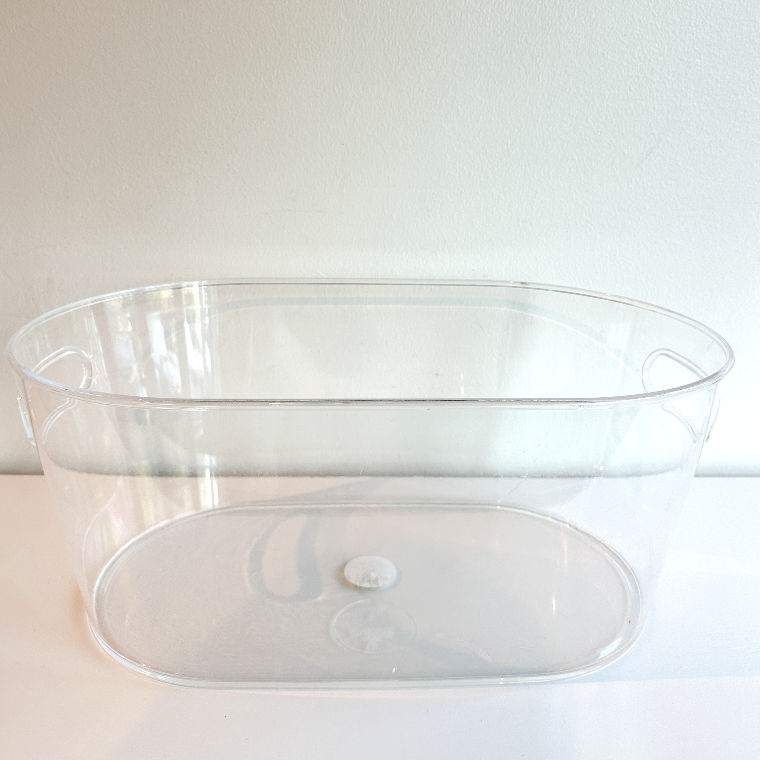 Medium Acrylic Tub-can be used for beverages or packaged food