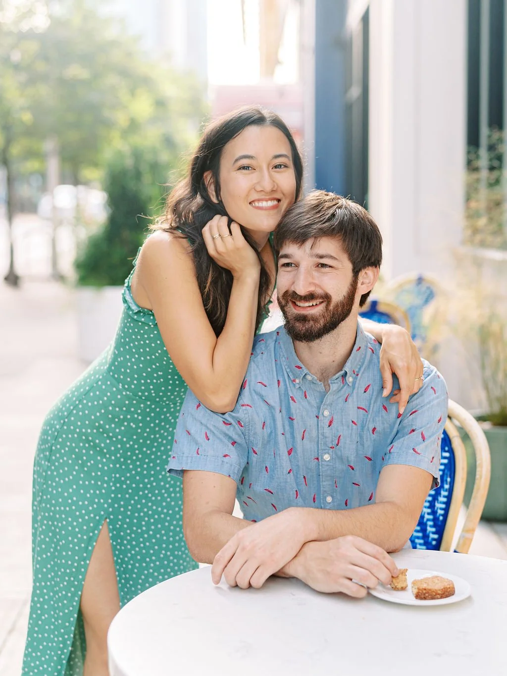 Jules &amp; Andrew - Downtown &amp; In-Home Austin Engagement Session