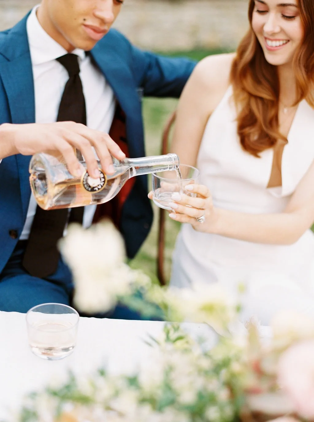 Peachy Summer Wedding Inspiration at Garden Grove