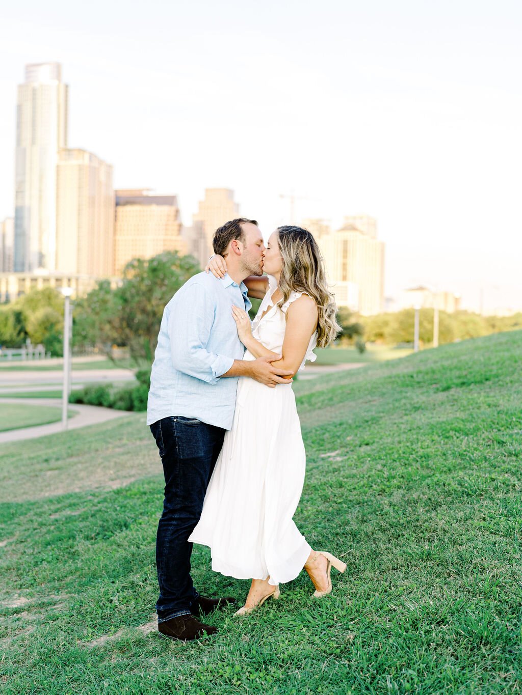 Best-Austin-Wedding-Photographers-Film-Engagement-Session-Downtown-Skyline-Auditorium-Shores-26.jpg