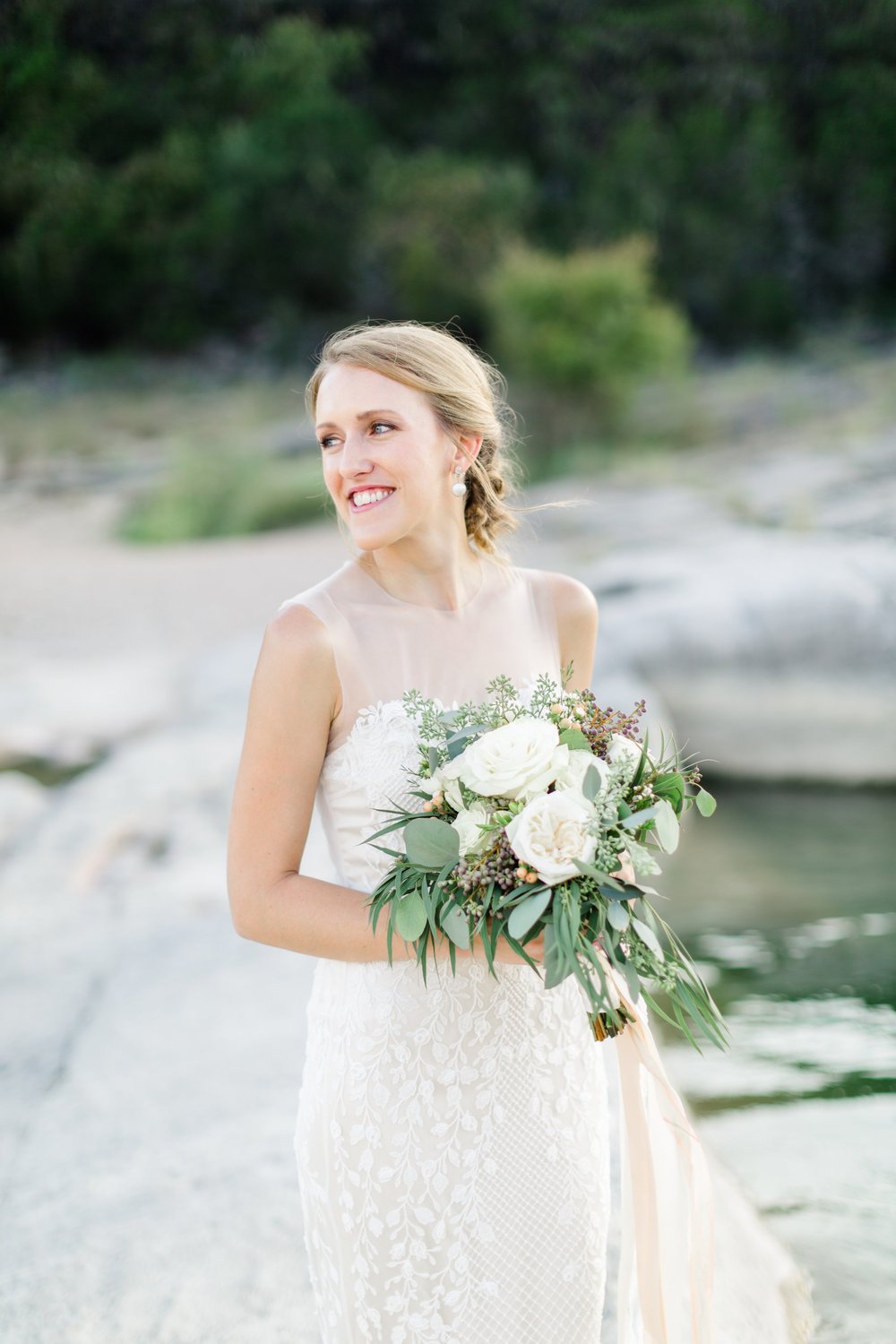 Pedernales Falls Austin Bridal Session. Kayla Snell Photography. Austin wedding Photographer