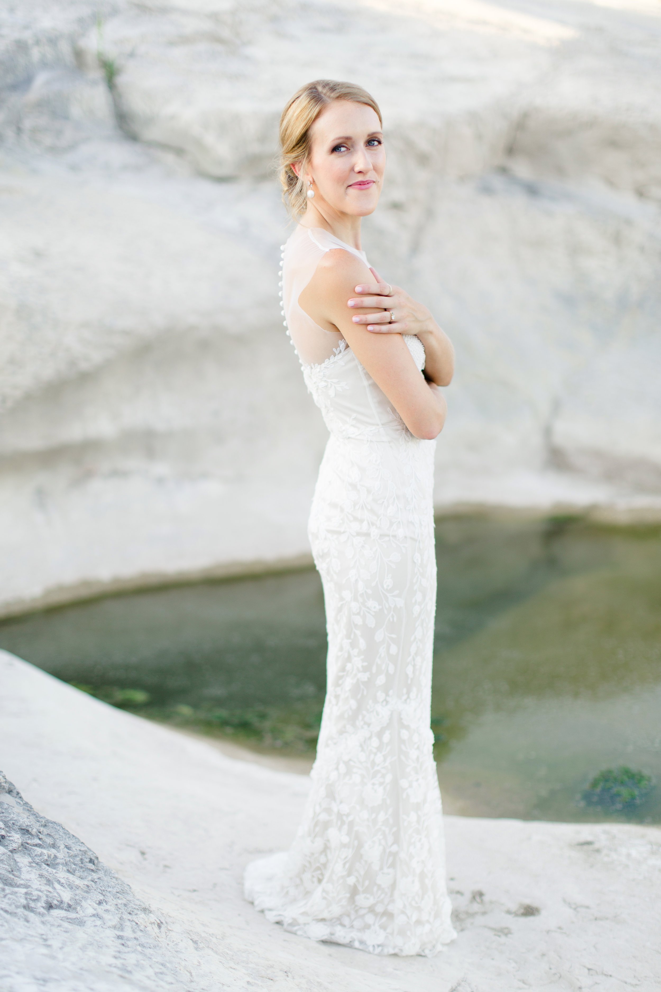 Pedernales Falls Austin Bridal Session. Kayla Snell Photography. Austin wedding Photographer