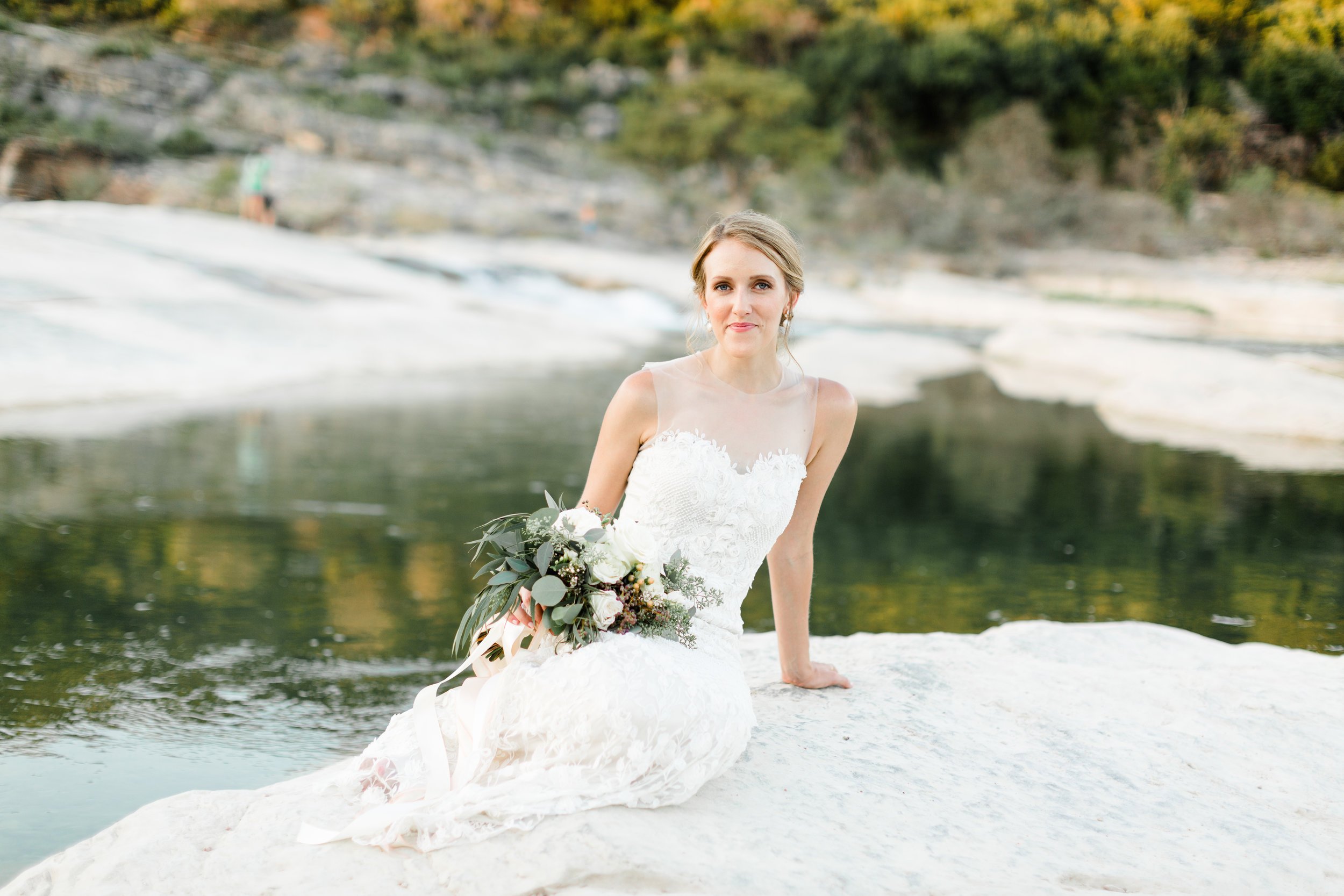 Pedernales Falls Austin Bridal Session. Kayla Snell Photography. Austin wedding Photographer