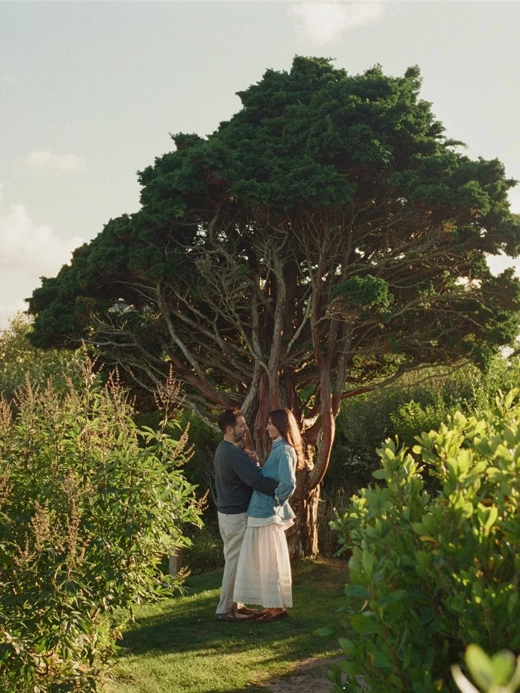 Lainey &amp; Daniel last fall on a cold windy day in Nantucket