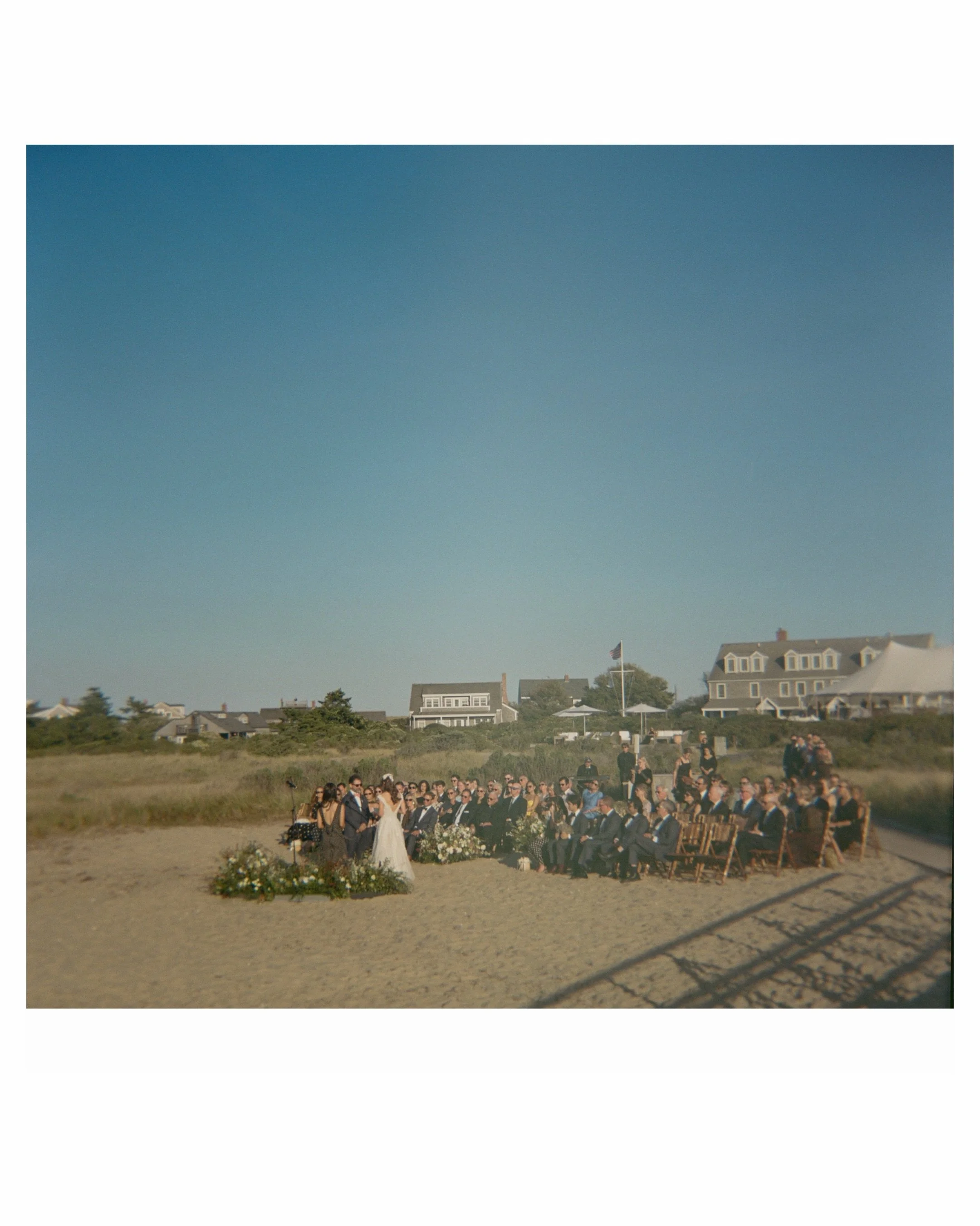 Postcards from a seaside ceremony in Nantucket 🐚 planned by @elizabethhallevents