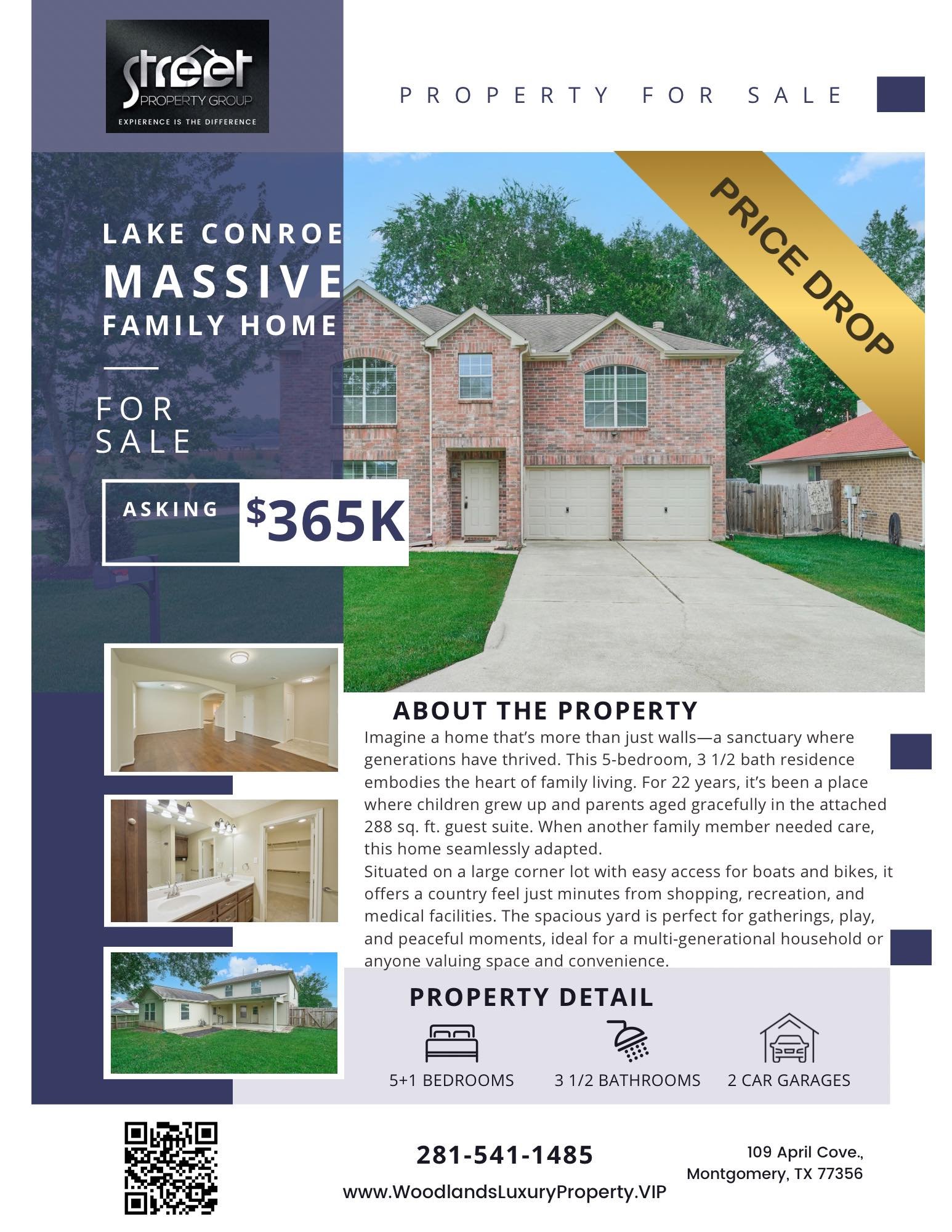 Great House! 2 Master Suites- one could be used as a Mother-in-law or Rental. Near Lake Conroe Marina. Check it out! 

https://2698lasallelakerd.relahq.com