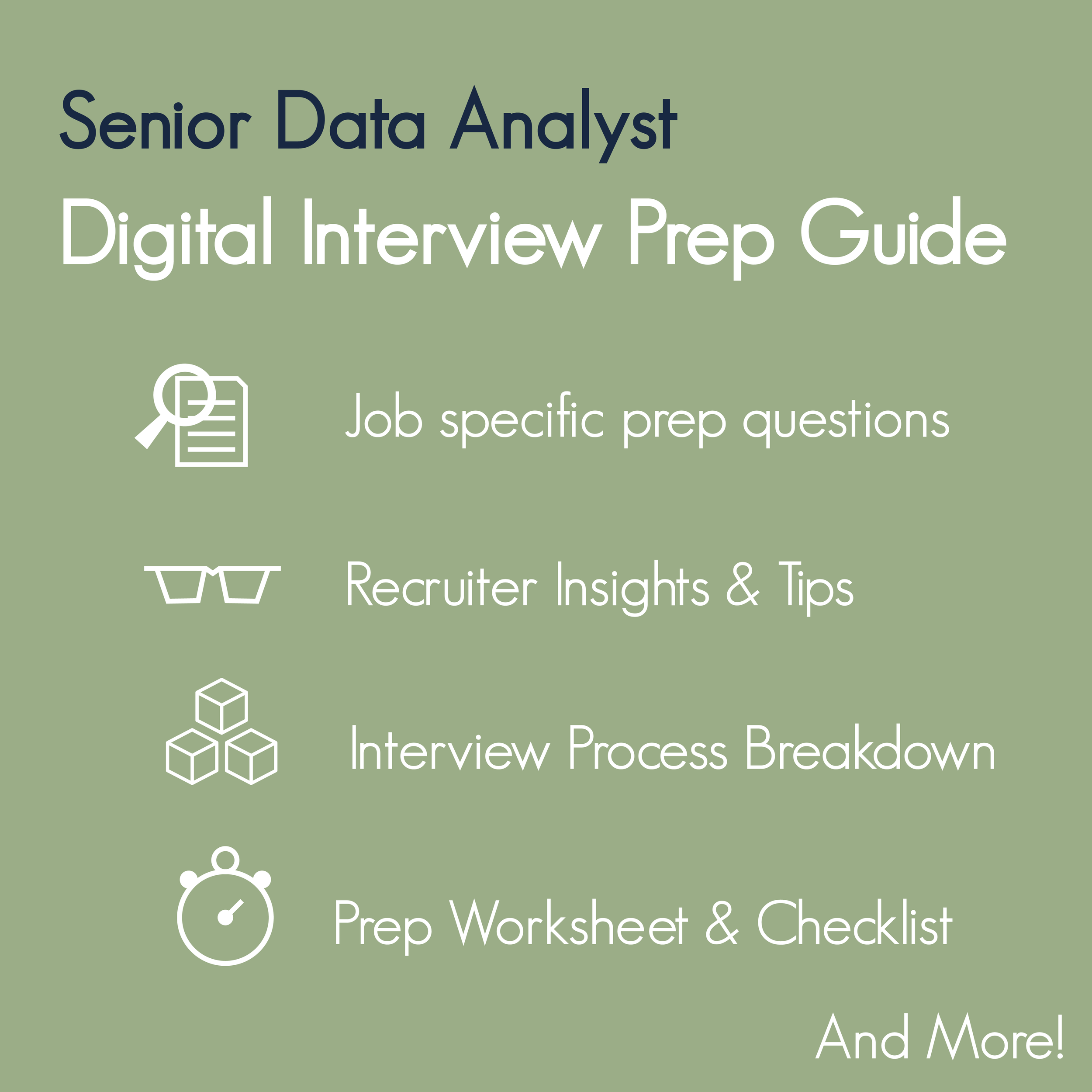 Senior Data Analyst Interview Prep Guide