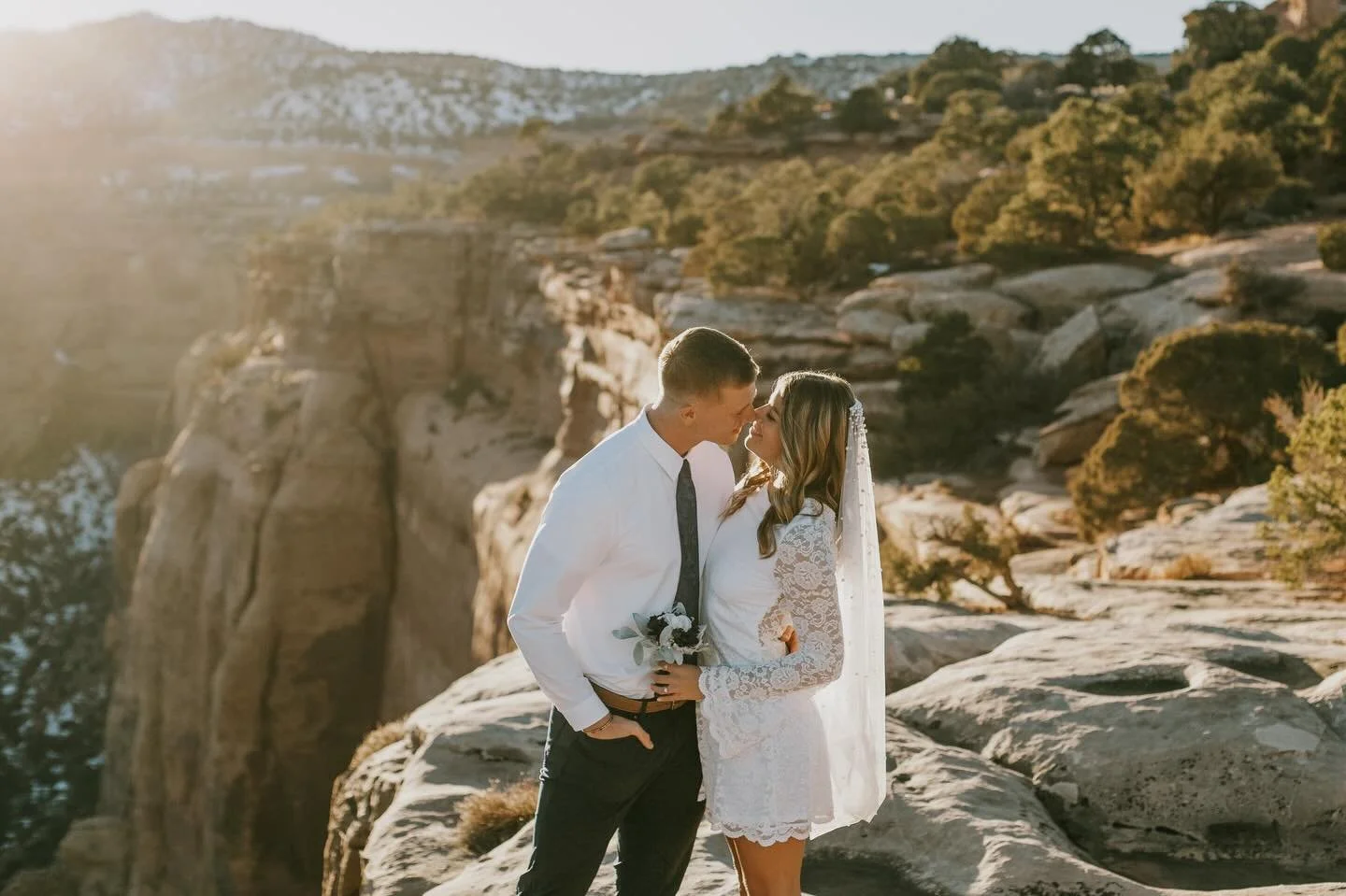 This week was the first anniversary of this beautiful elopement that I realized I never shared before. 

N&amp;L met up with their families at the old courthouse to sign their marriage license and then the three of us wandered up to the Colorado Nati