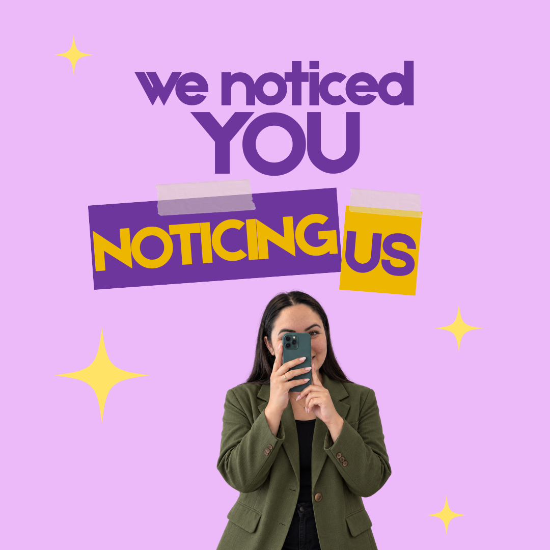 We Noticed You Noticing Us - Now Let's Talk About Who Is Noticing You