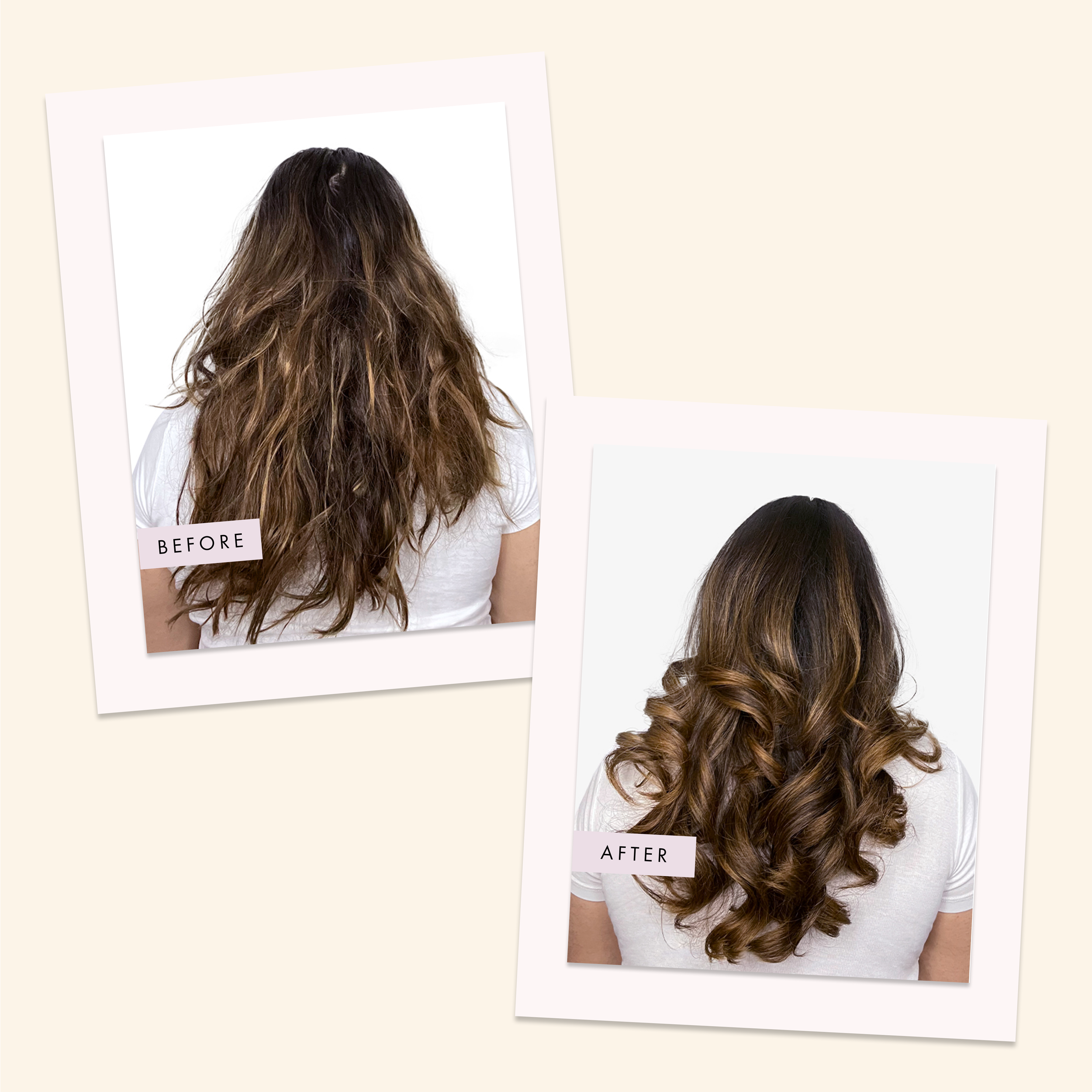 hair mask before and after