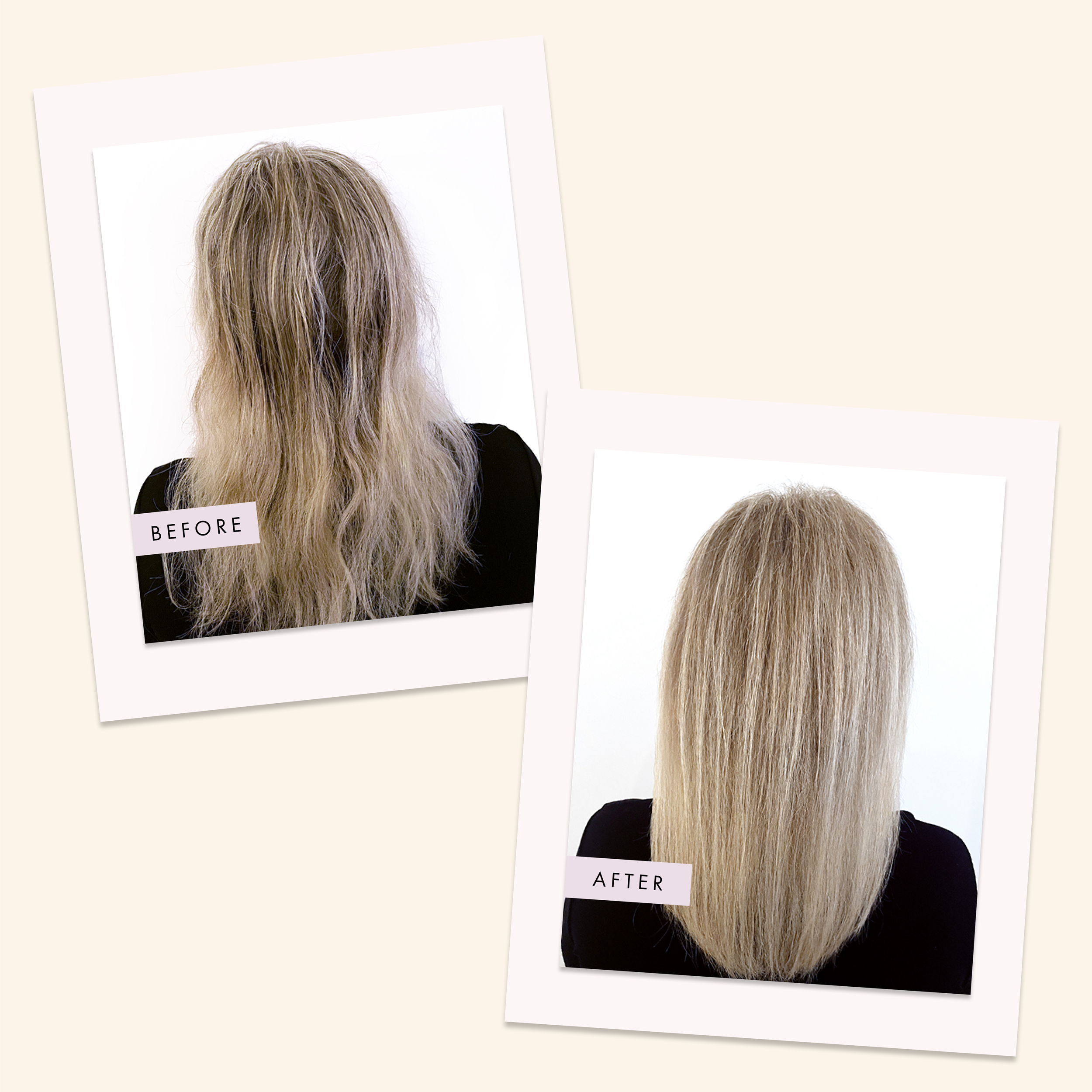 hair mask before and after