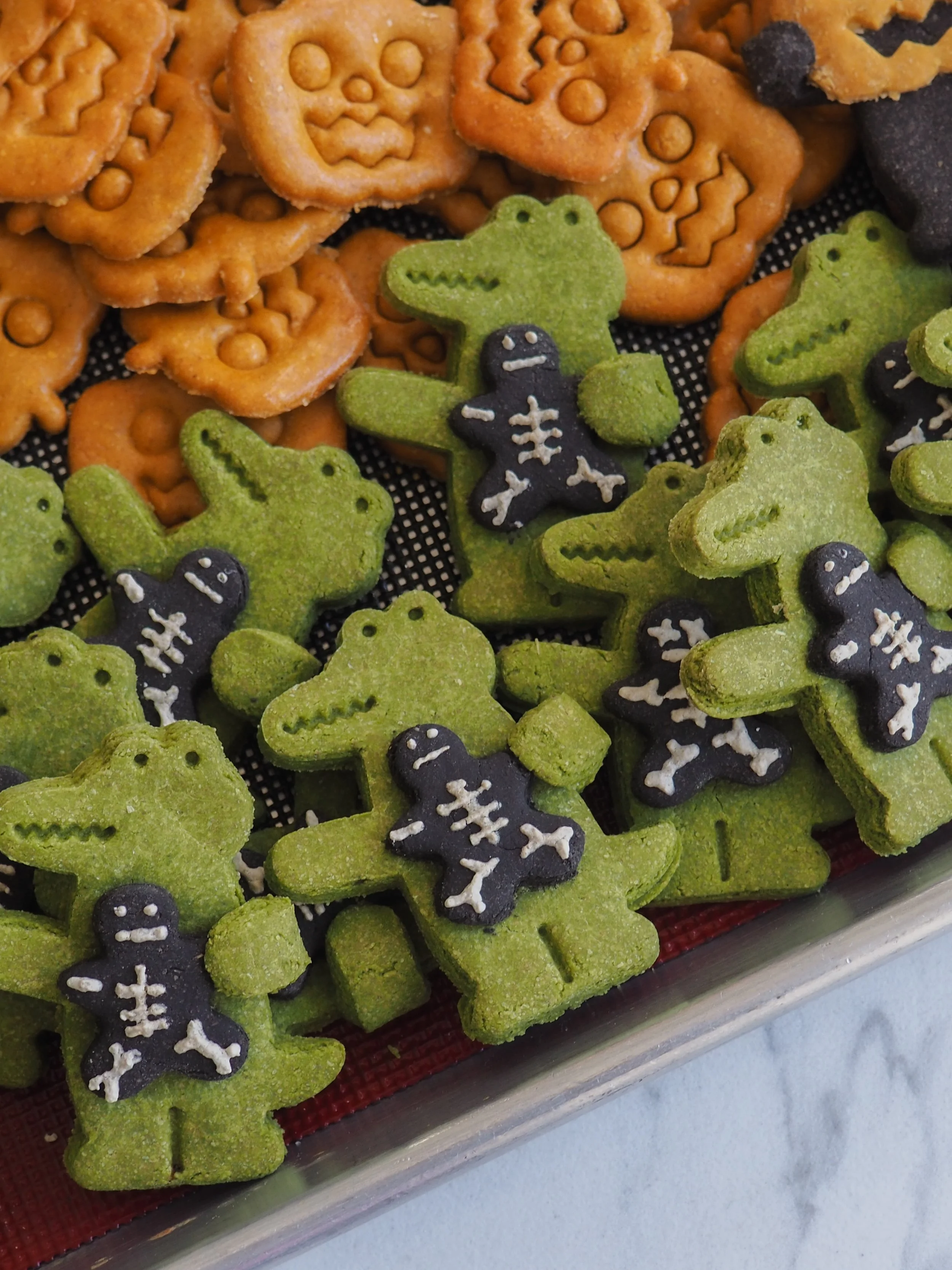 "Bone Appétit" — Mini Animal Friends, Spooky Edition