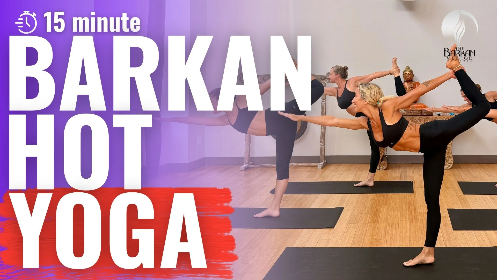 15 Minute HOT Yoga Flow | The Barkan Way