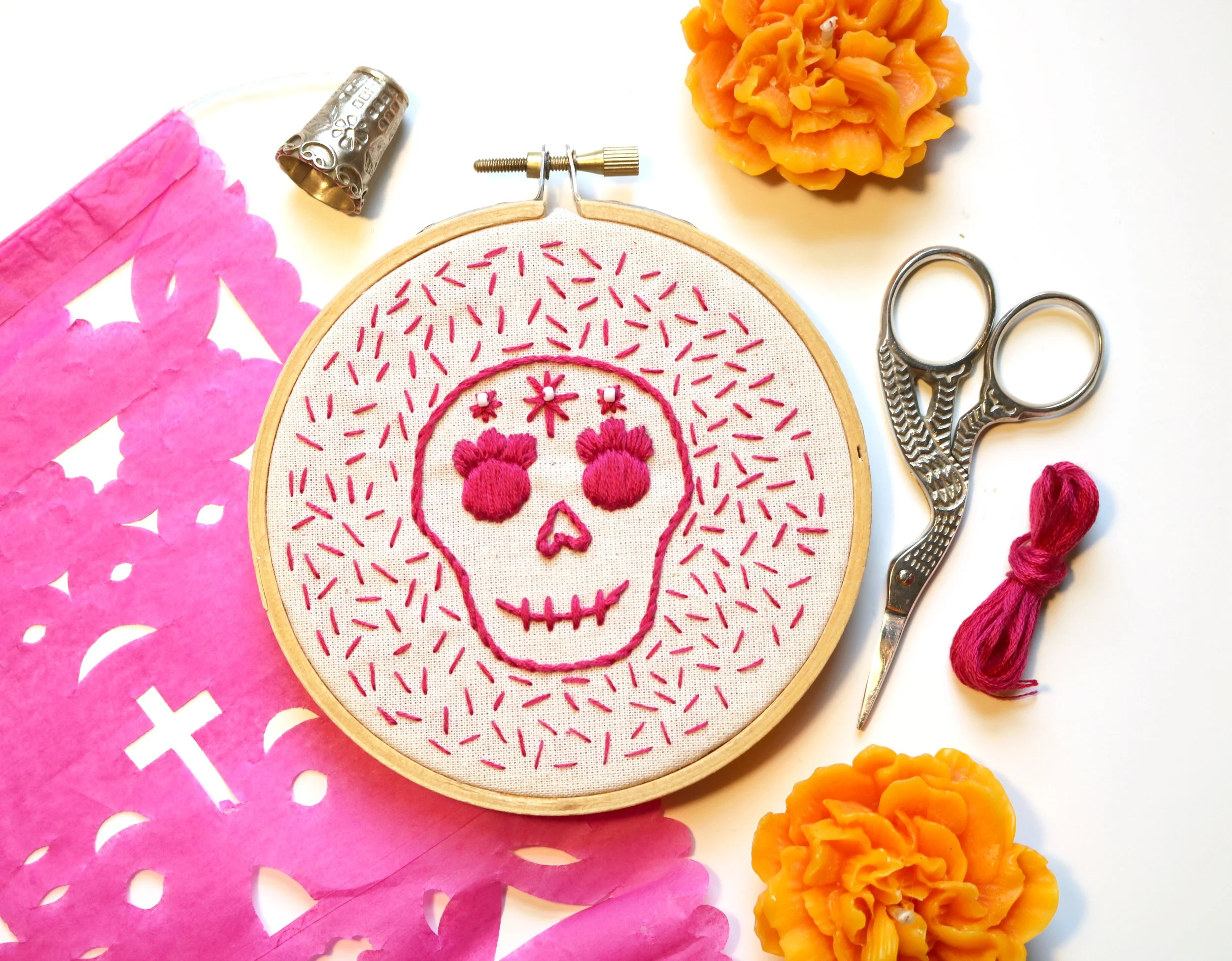 DAY OF THE DEAD EMBROIDERY with Selene Gaytan Correa