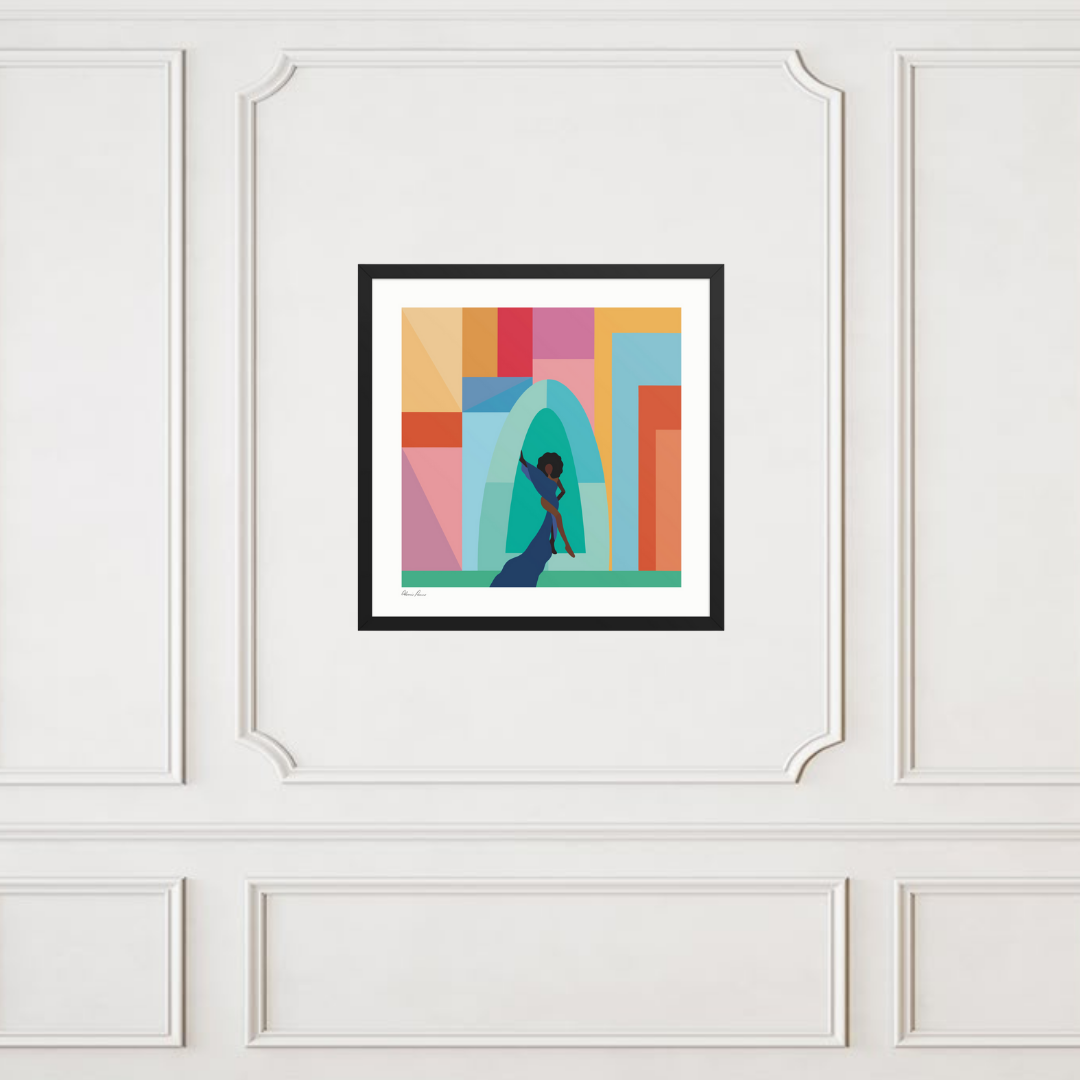 In A World I'm Creating Framed Print 1.png