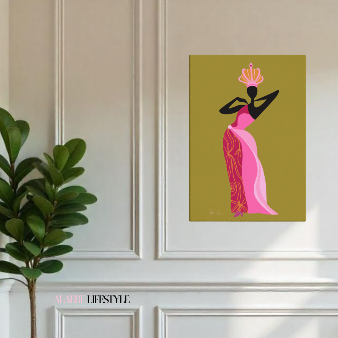 Princesa Verde Canvas Print 3.png